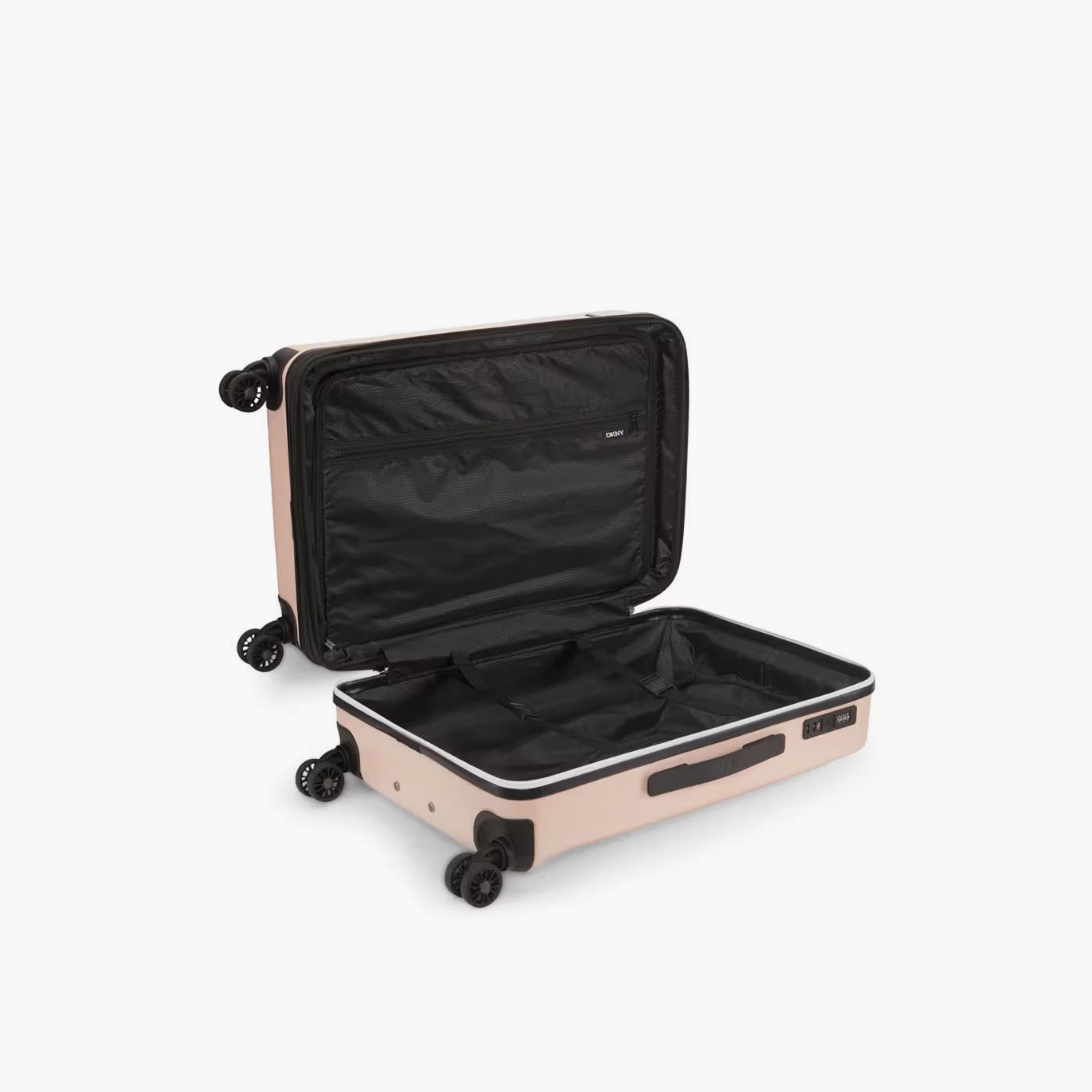 شنطة سفر ترولي صلبة بمقبض قابل للسحب ونقوش الشعار من دي كي إن واي - شنطة شحن 24 بوصة-travel-luggagesandbags-luggage-image-4
