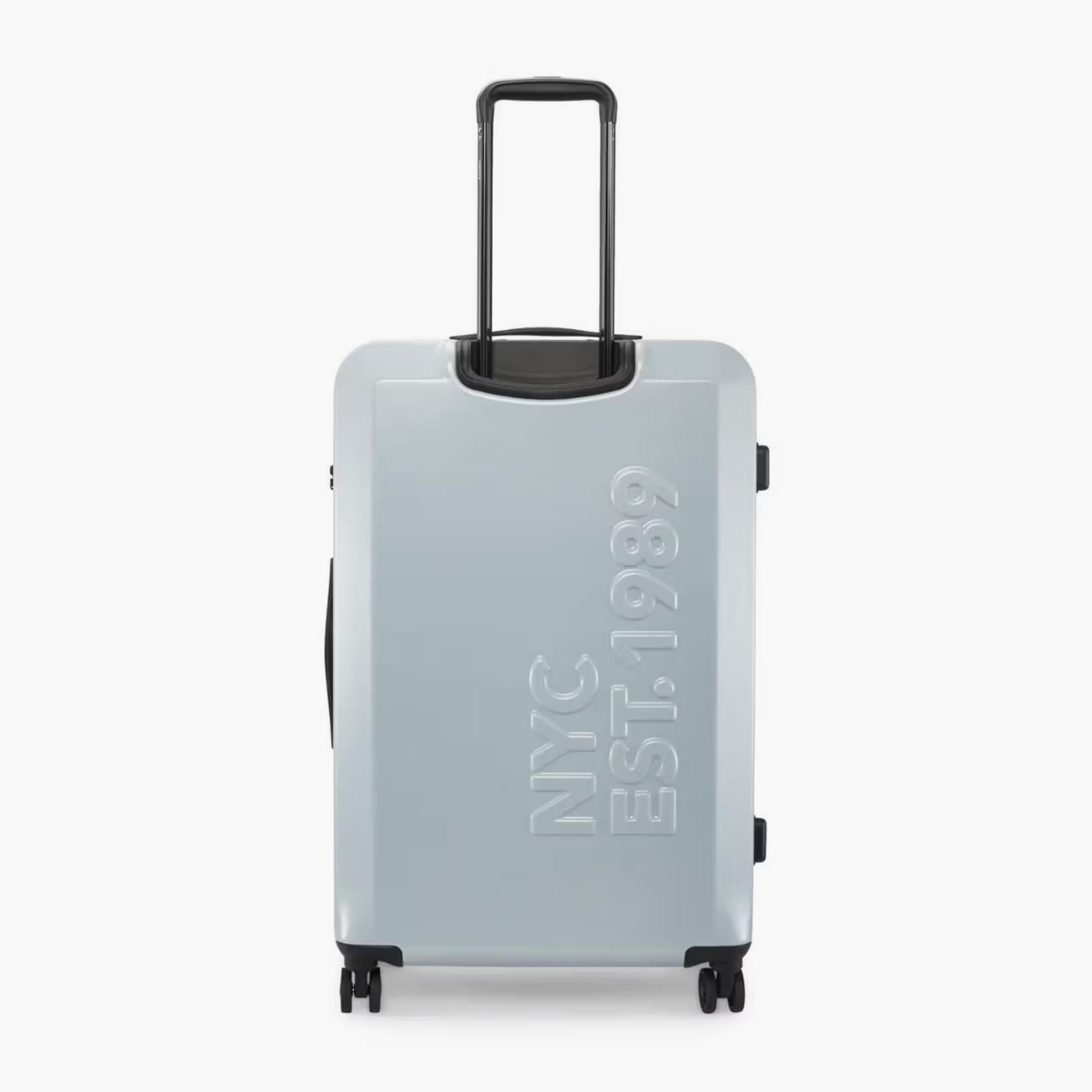 DKNY Logo Embossed Hardcase Luggage Trolley with Retractable Handle - 28 inches Check-In Bag-travel-luggagesandbags-luggage-image-3