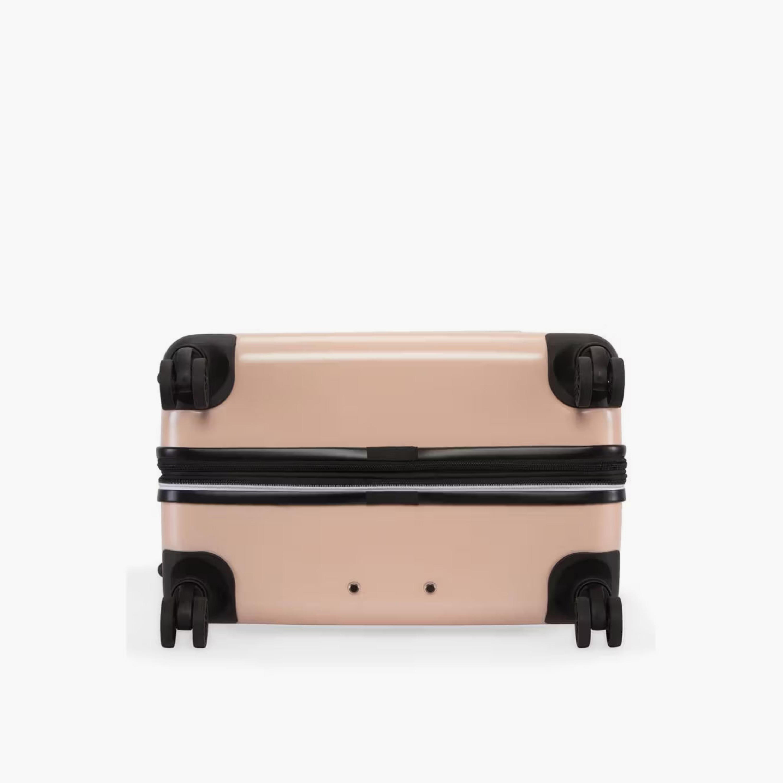 DKNY Logo Embossed Hardcase Luggage Trolley with Retractable Handle - 28 inches Check-In Bag-travel-luggagesandbags-luggage-image-6