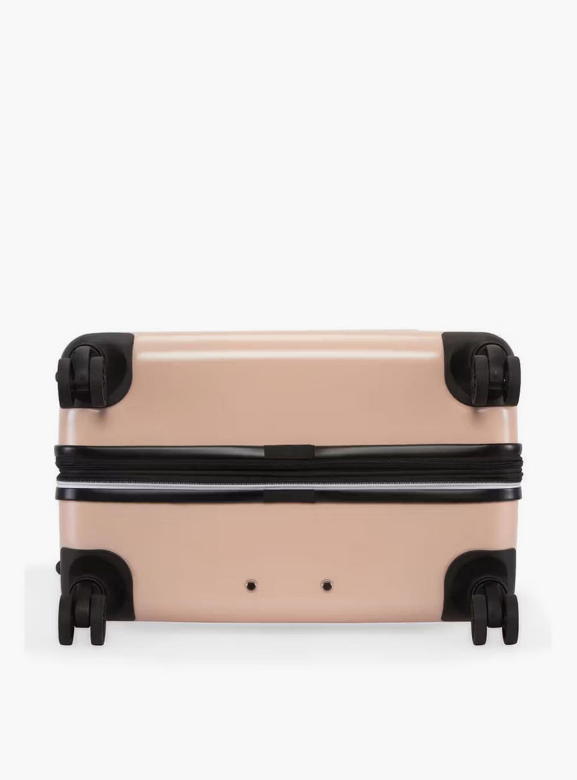 DKNY Logo Embossed Hardcase Luggage Trolley with Retractable Handle - 28 inches Check-In Bag-travel-luggagesandbags-luggage-image-6