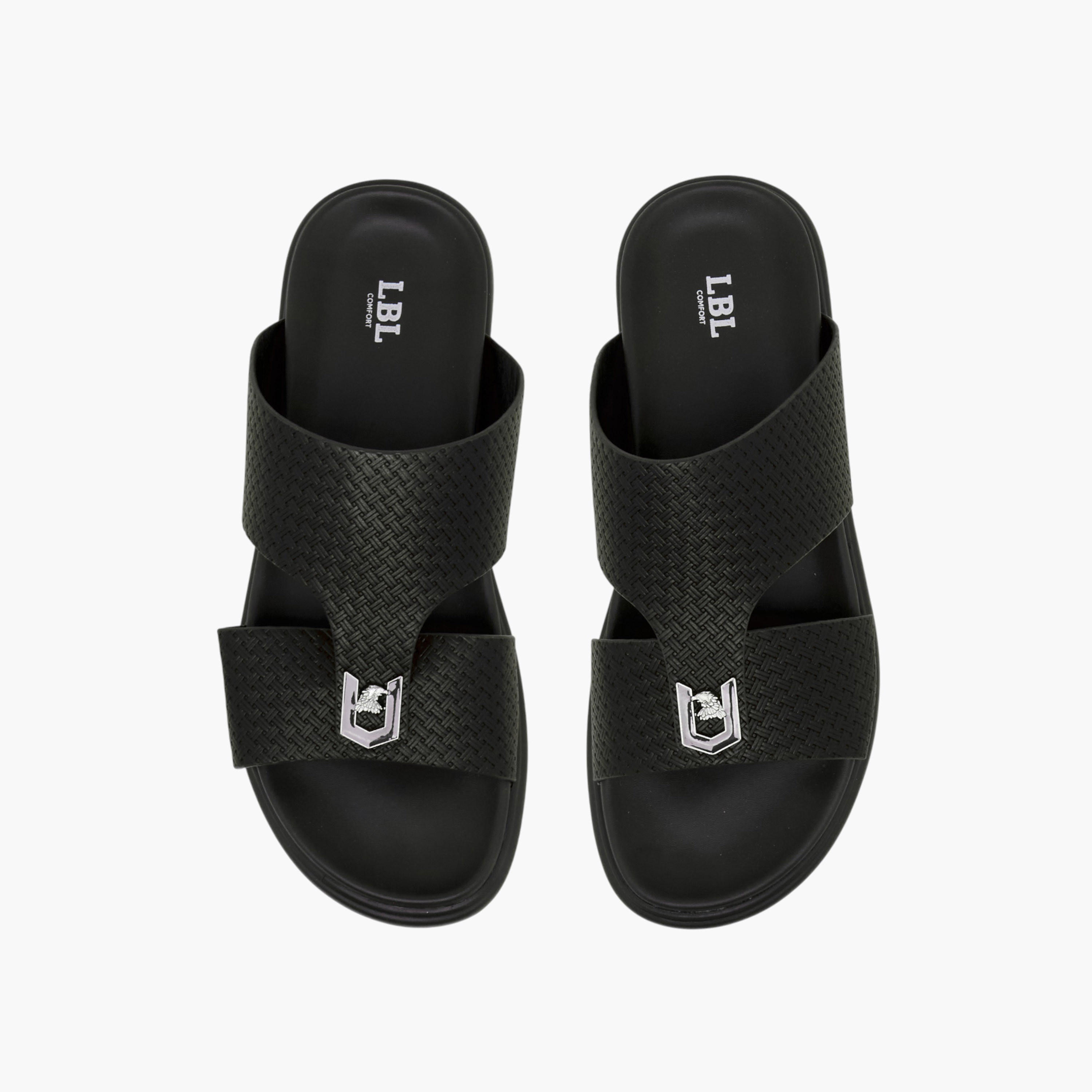 صندل عربي بارز الملمس للرجال من أل بي ال من شو إكسبريس-men-shoes-sandals-image-1