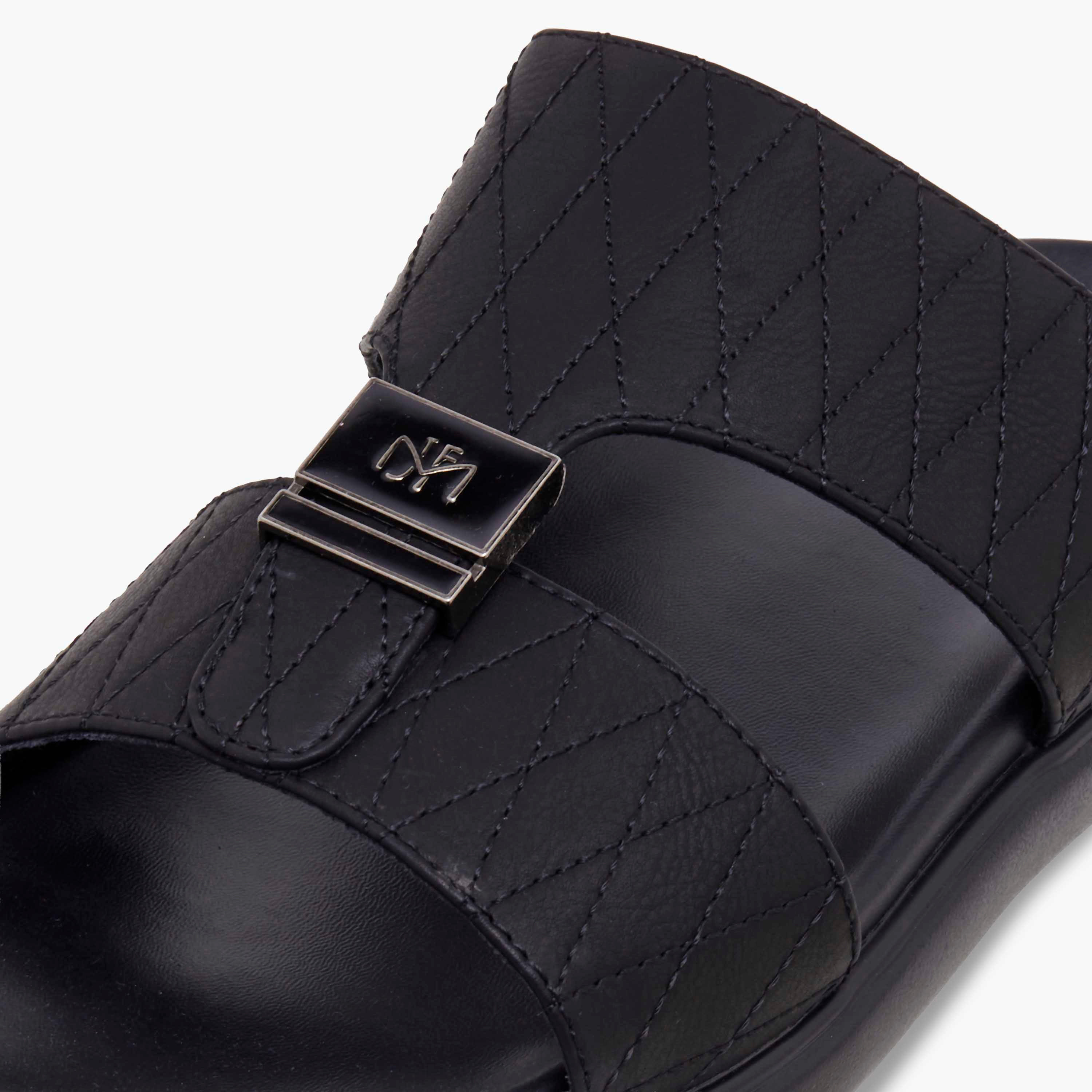 Al Waha Men Quilted Arabic Sandals-men-shoes-sandals-image-4