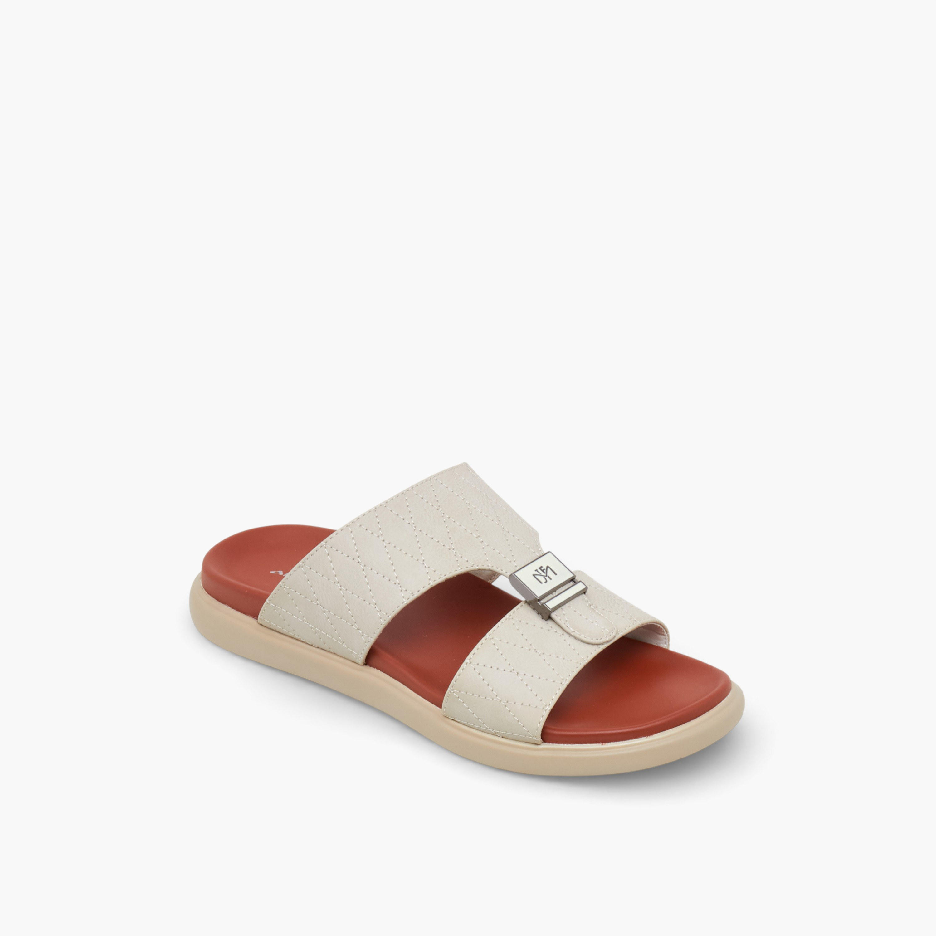 Al Waha Men Quilted Arabic Sandals-men-shoes-sandals-image-2