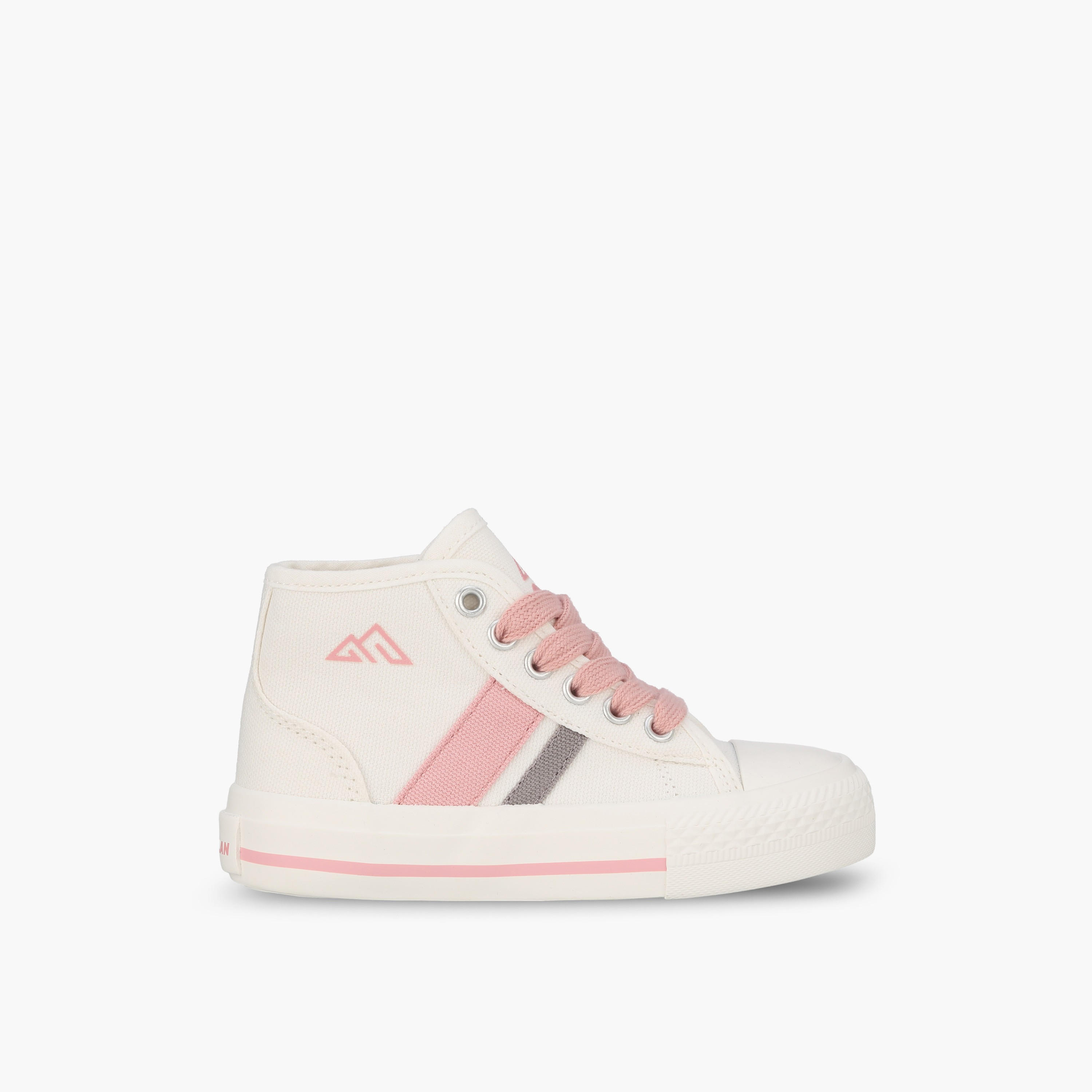 Oaklan by Shoexpress Girls Striped Lace-Up Sneakers-girls-shoes-sneakers-image-3