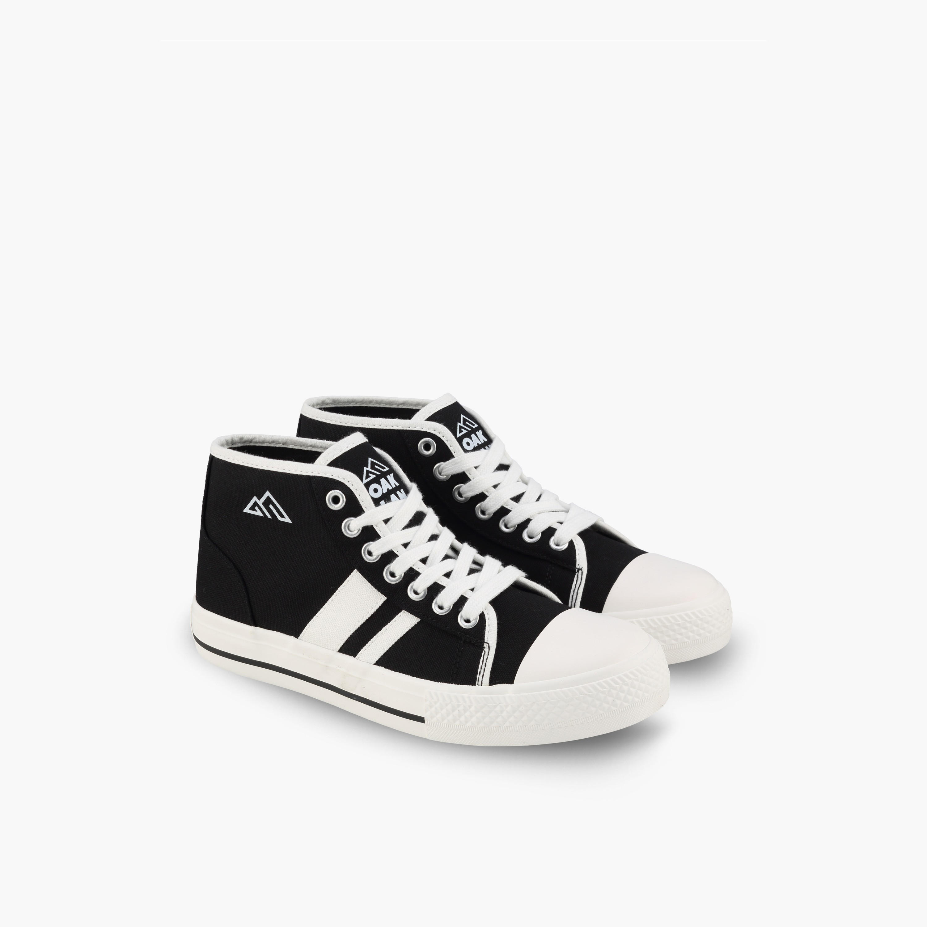 Oaklan by Shoexpress Women Striped Lace-Up Sneakers-women-shoes-sneakers-image-1