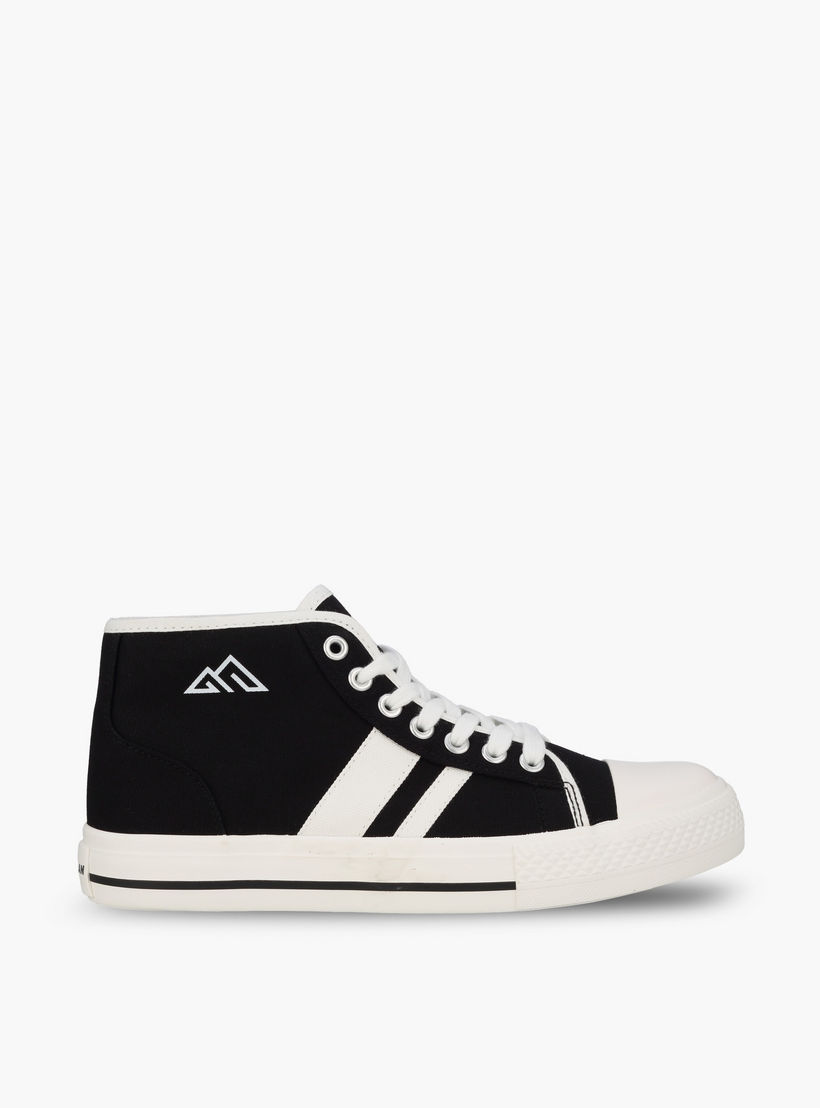 Oaklan by Shoexpress Women Striped Lace-Up Sneakers-women-shoes-sneakers-image-3