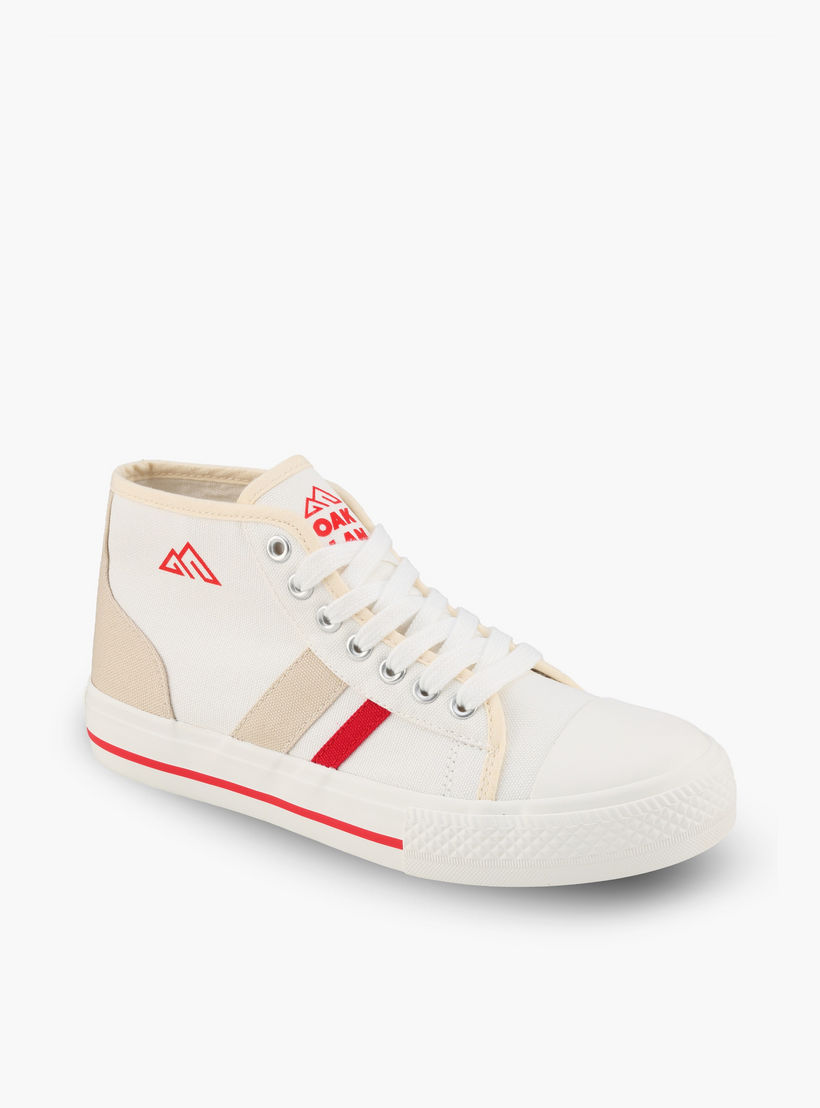 Oaklan by Shoexpress Women Striped Lace-Up Sneakers-women-shoes-sneakers-image-2