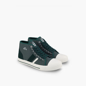 Oaklan by Shoexpress Men Striped Lace-Up Sneakers-men-shoes-image-1