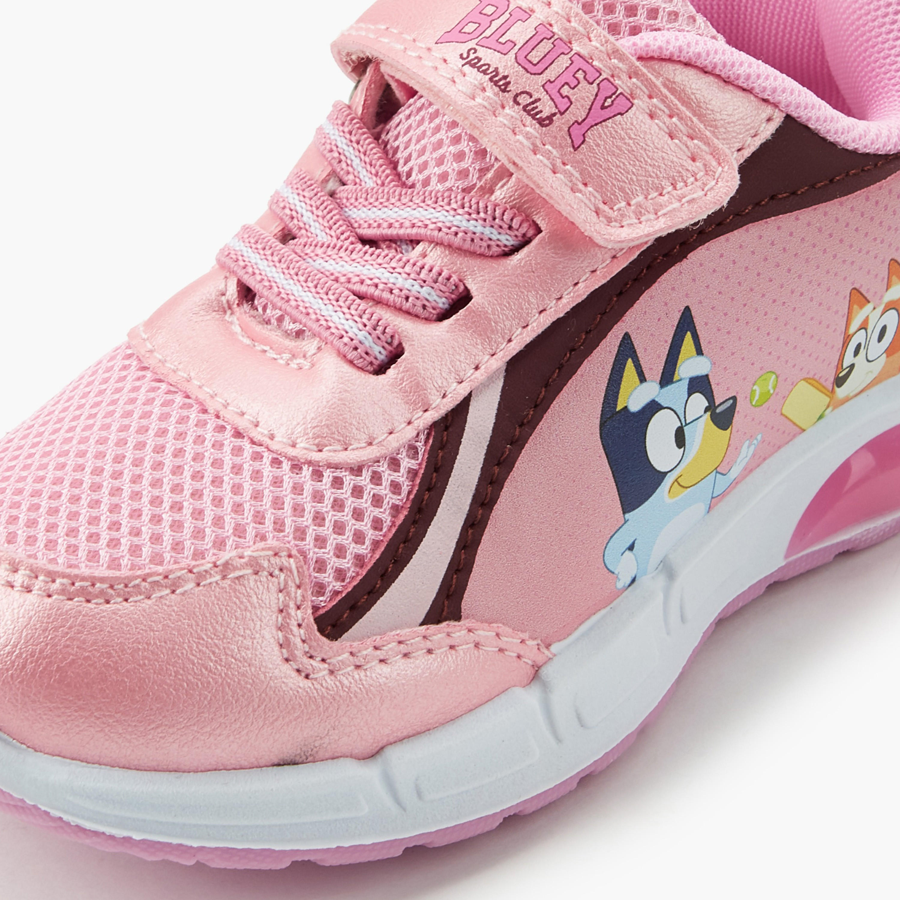 Bluey Girls Light-Up Ankle Sneakers-girls-shoes-sneakers-image-4