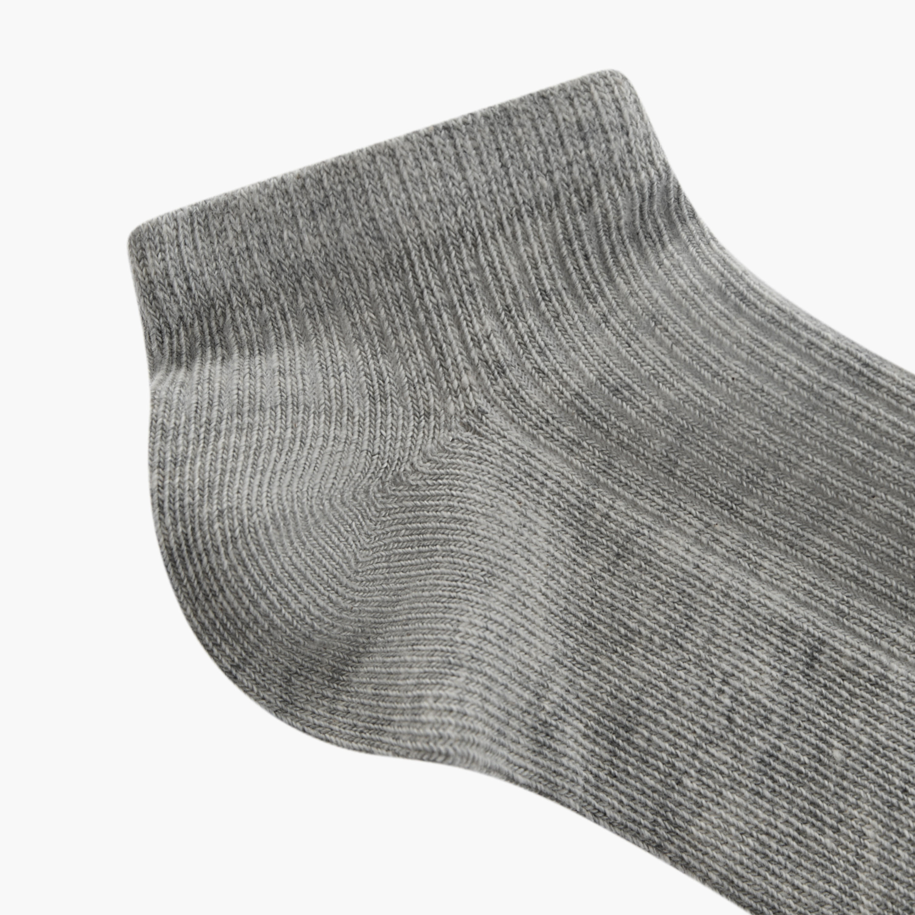 Juniors Textured Ankle Length Socks - Set of 7-girls-accessories-socks-image-5