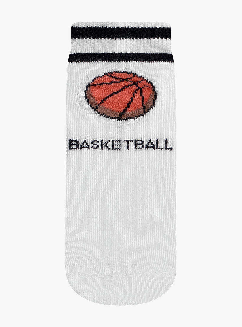Juniors Printed Ankle Length Socks - Set of 5-boys-accessories-socks-image-2