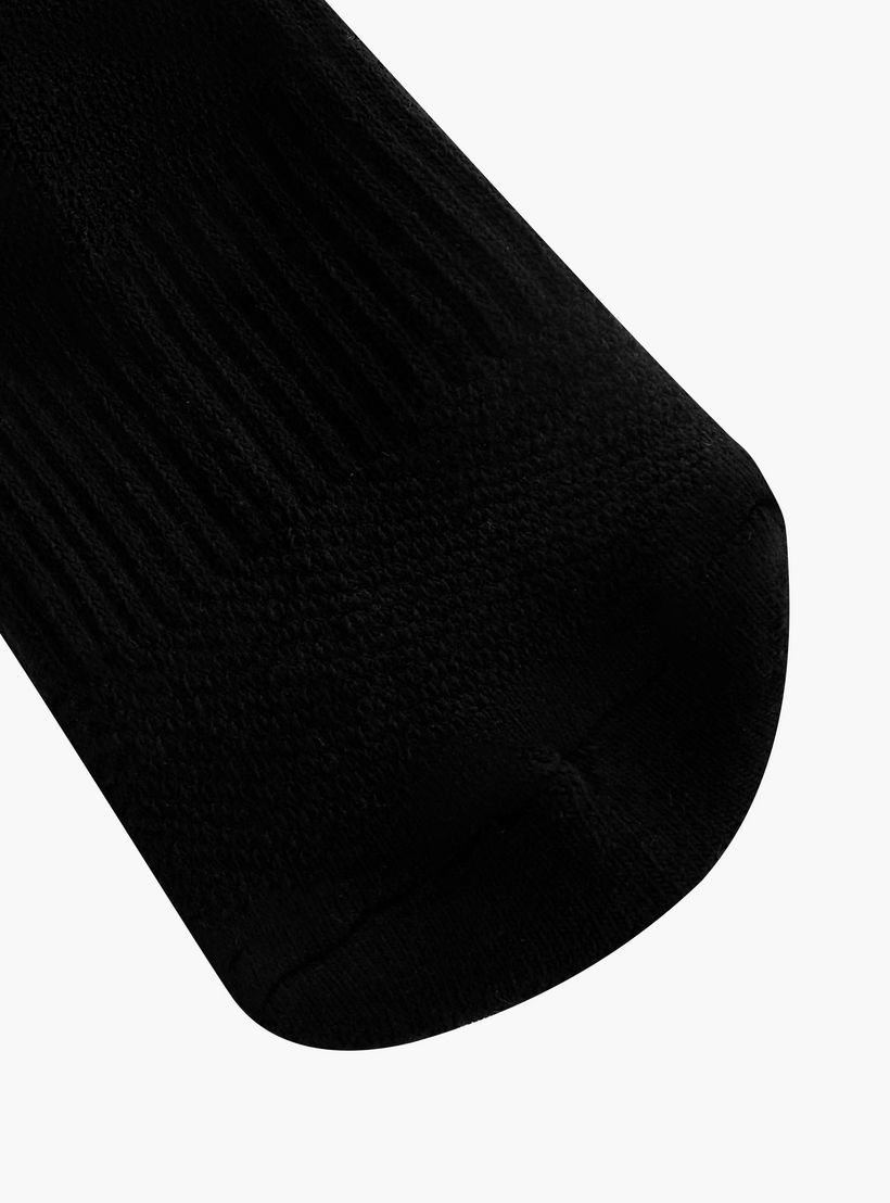 Juniors Textured Ankle Length Cushioned Socks - Set of 5-girls-accessories-socks-image-3