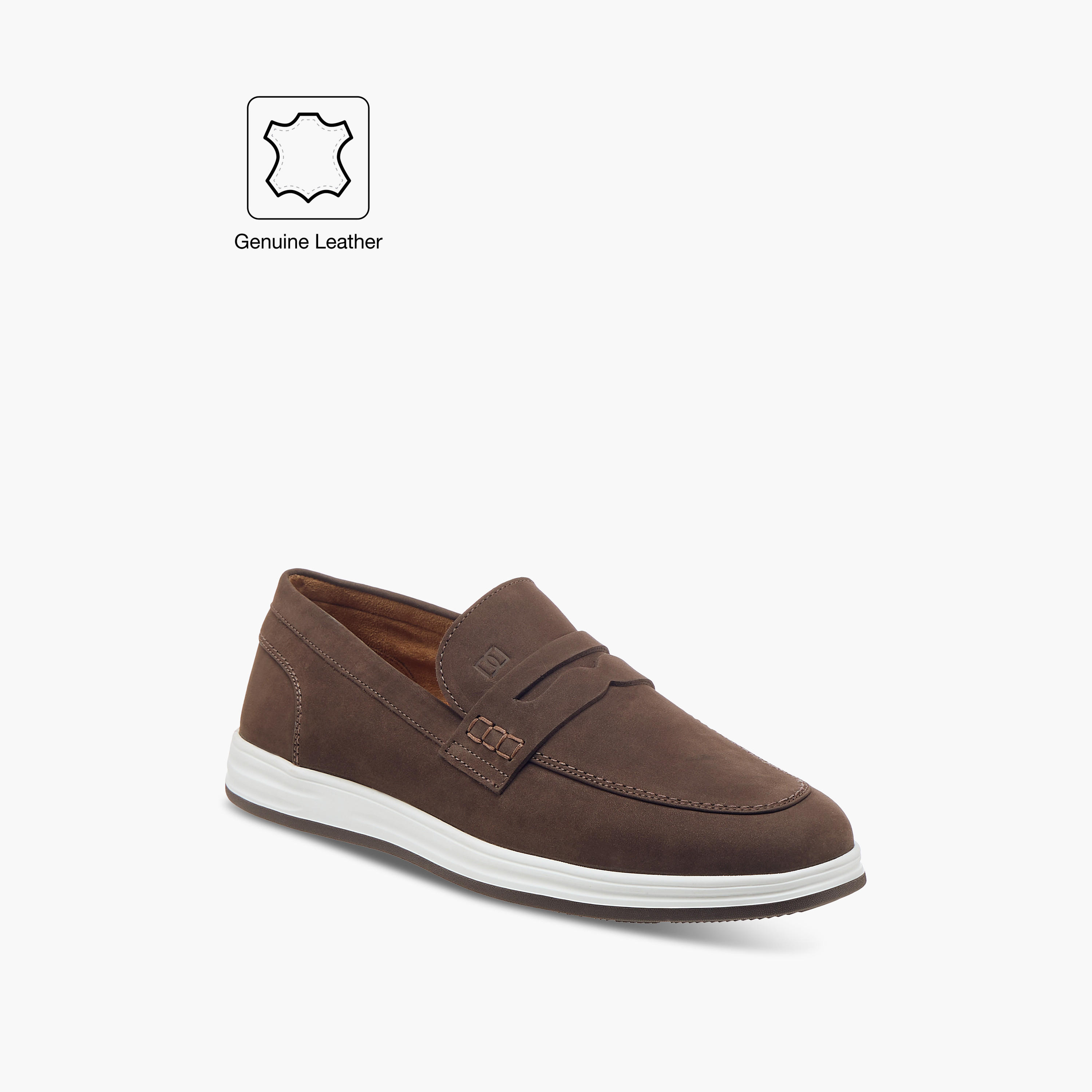 Duchini Men's Leather Cutout Detail Slip-On Loafers-men-shoes-loafersandmoccasins-image-2