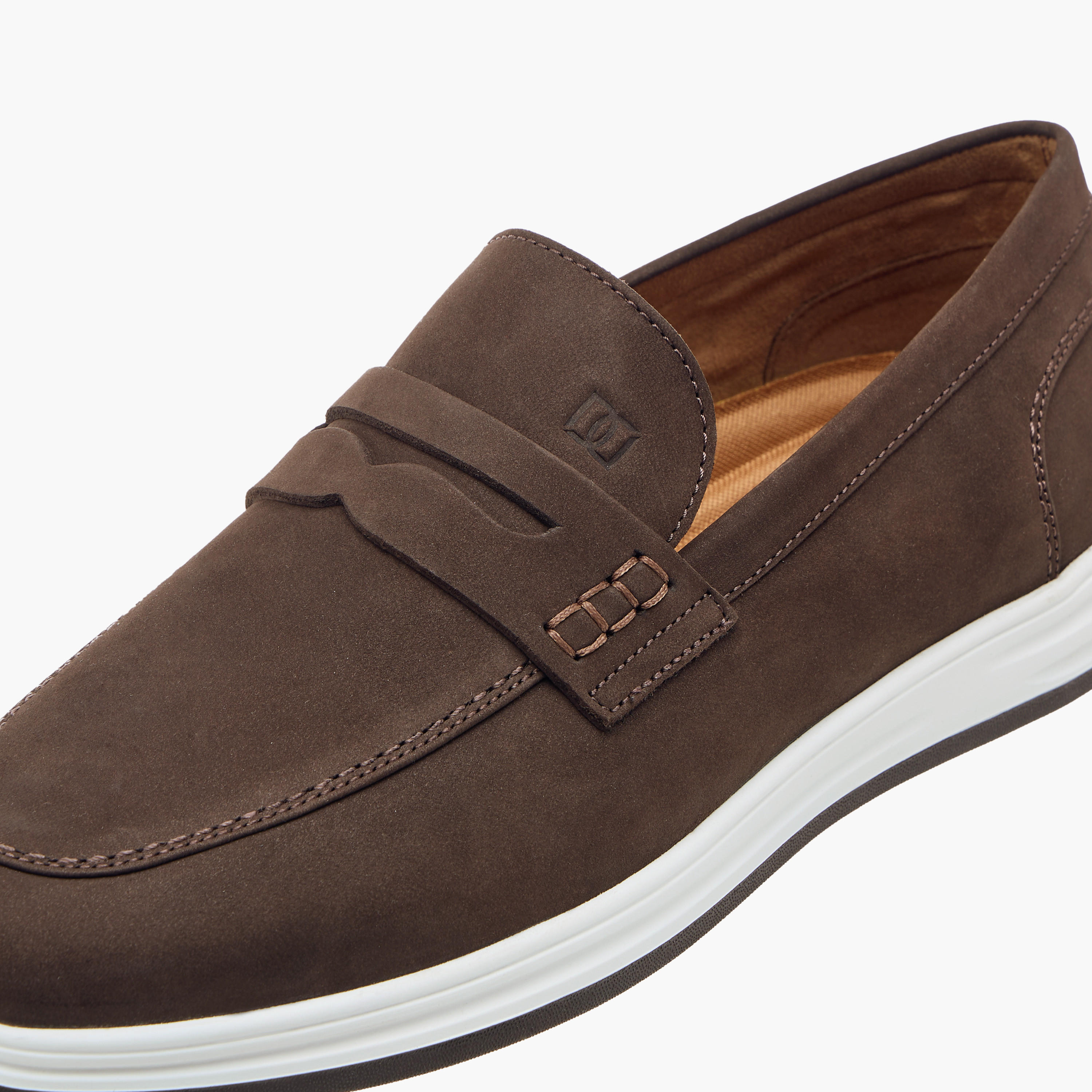 Duchini Men's Leather Cutout Detail Slip-On Loafers-men-shoes-loafersandmoccasins-image-4