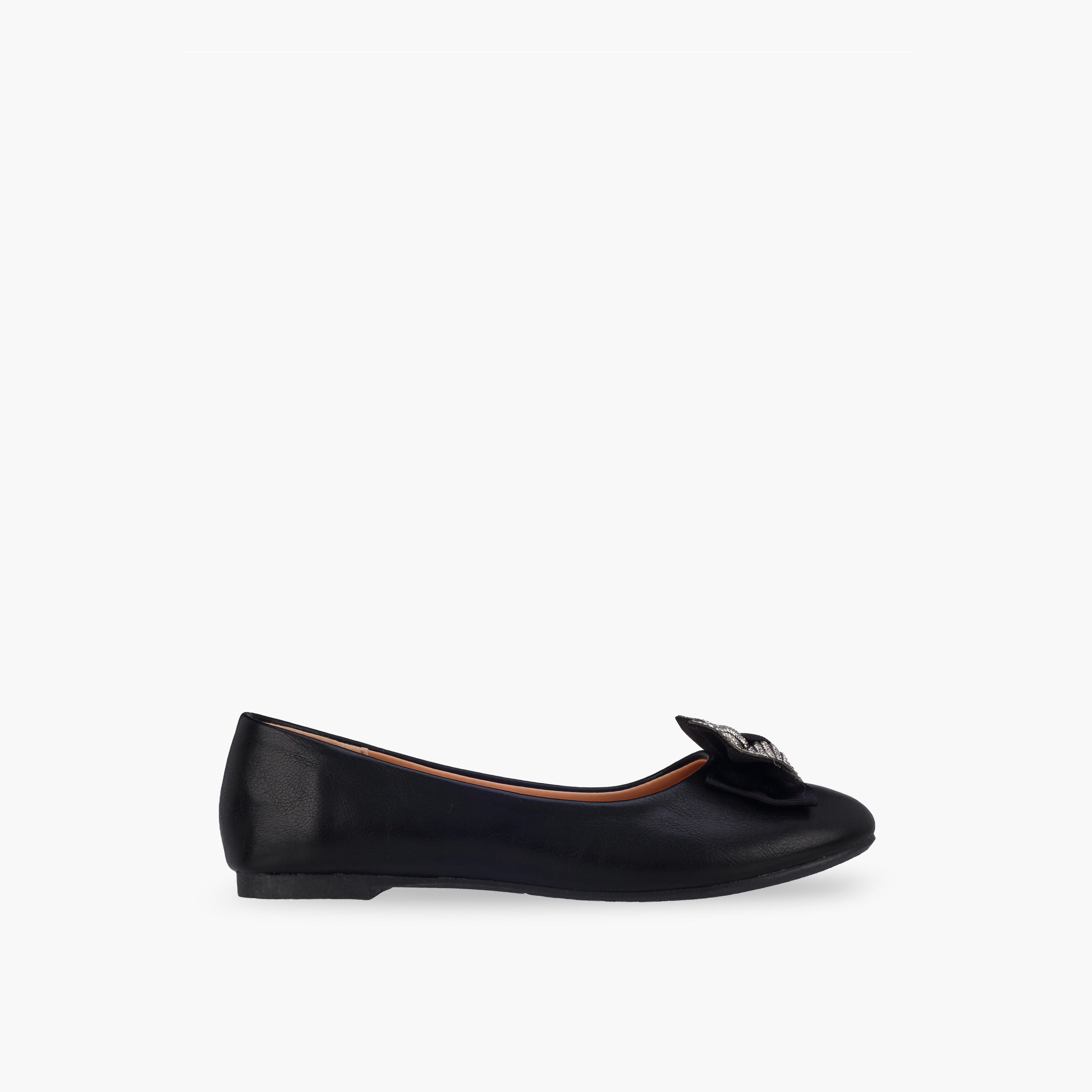 Flora Bella Girls Bow Embellished Ballerina Shoes-girls-shoes-ballerinas-image-3