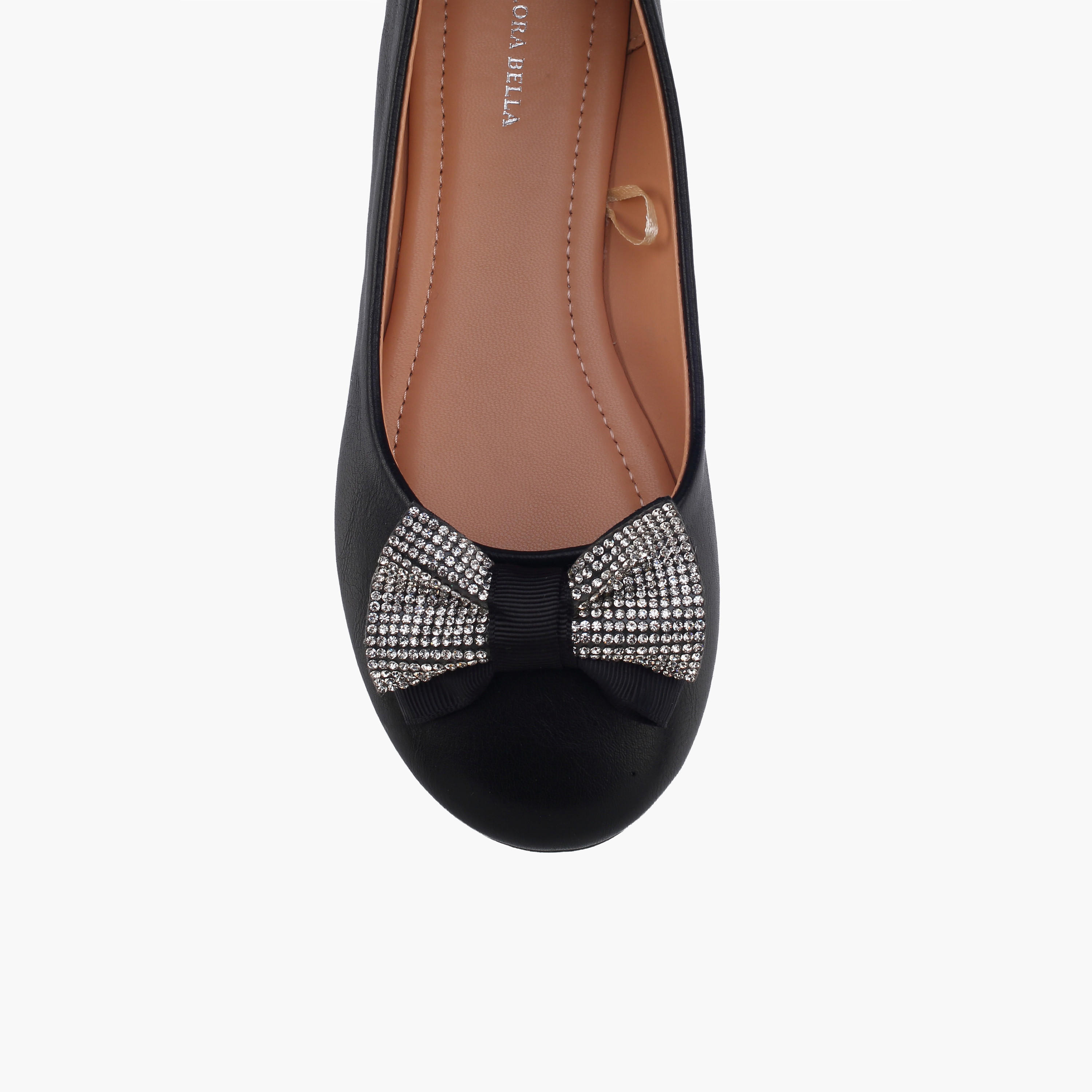 Flora Bella Girls Bow Embellished Ballerina Shoes-girls-shoes-ballerinas-image-4