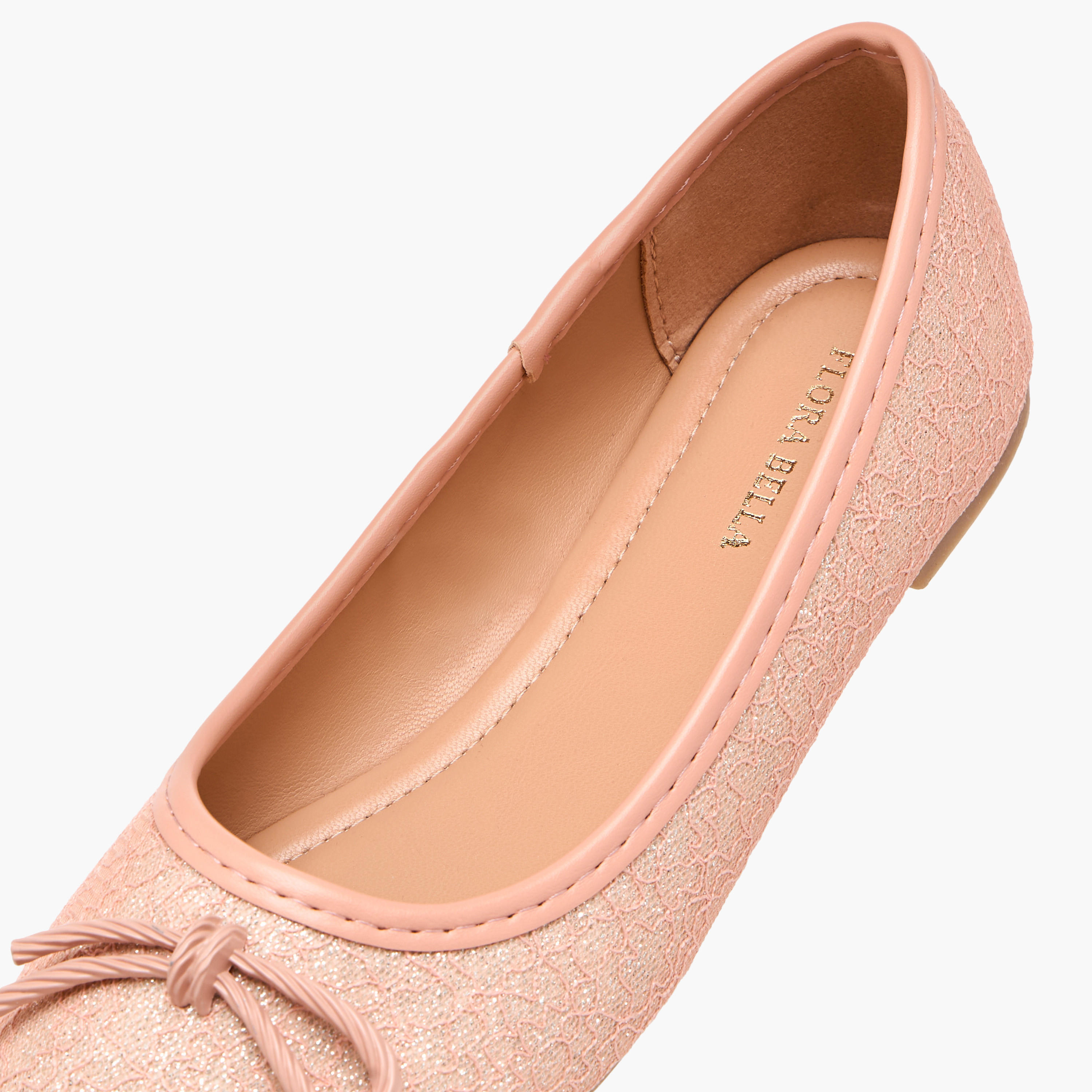 حذاء باليرينا سهل الارتداء بزينة فيونكة من فلورا بيلا-girls-shoes-ballerinas-image-6