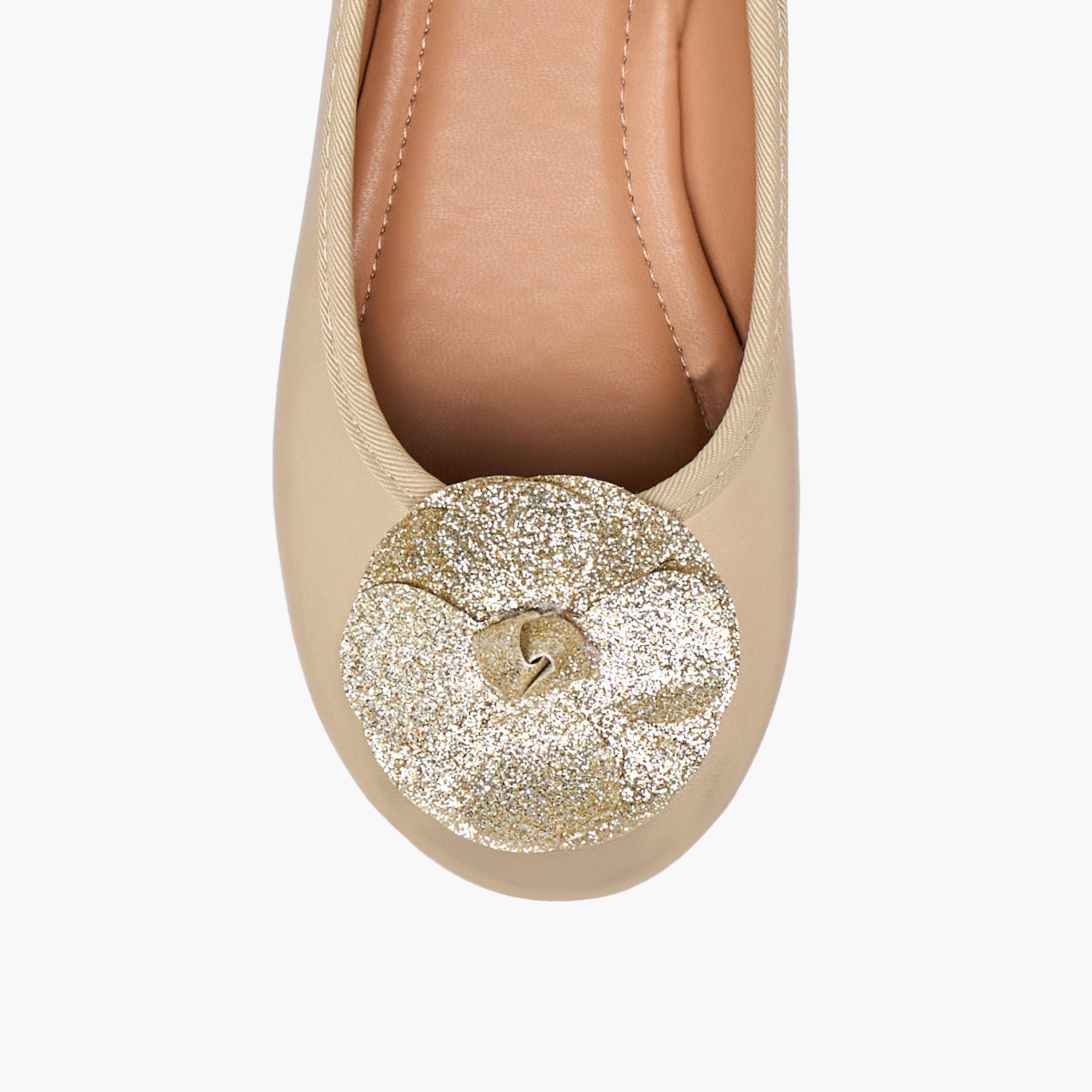 حذاء باليرينا سهل الارتداء بتفاصيل زينة من فلورا بيلا-girls-shoes-ballerinas-image-4
