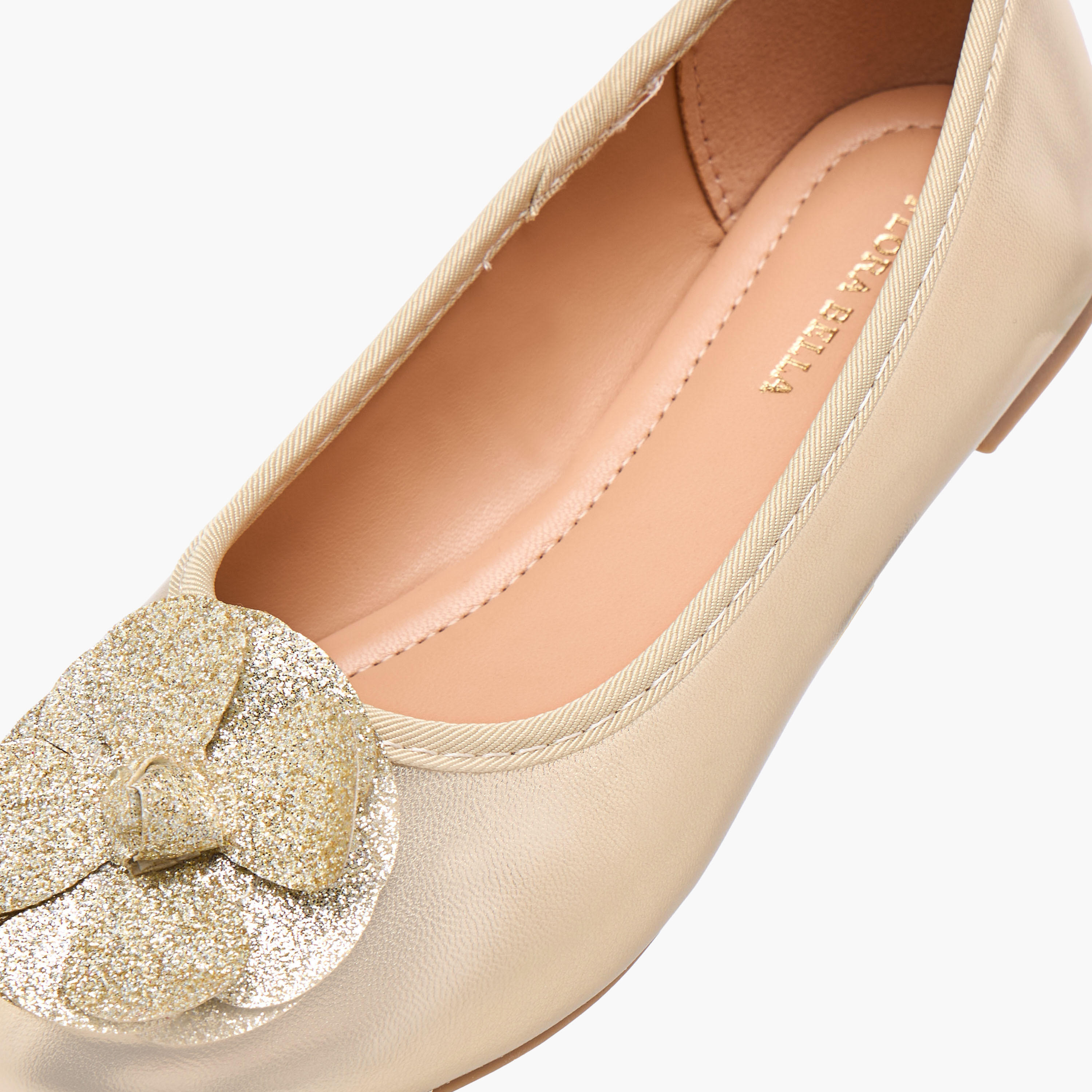 حذاء باليرينا سهل الارتداء بتفاصيل زينة من فلورا بيلا-girls-shoes-ballerinas-image-6