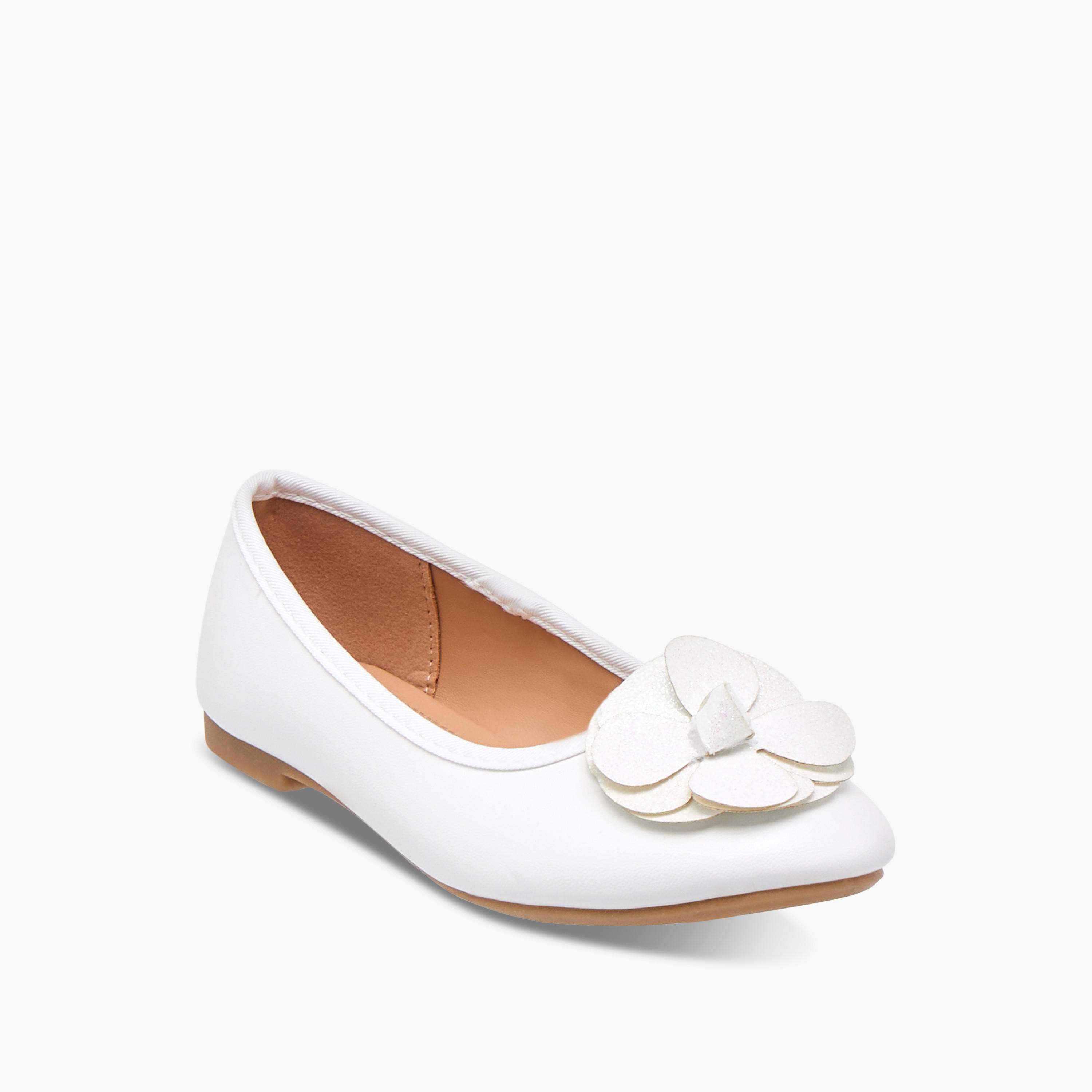 حذاء باليرينا سهل الارتداء بتفاصيل زينة من فلورا بيلا-girls-shoes-ballerinas-image-2