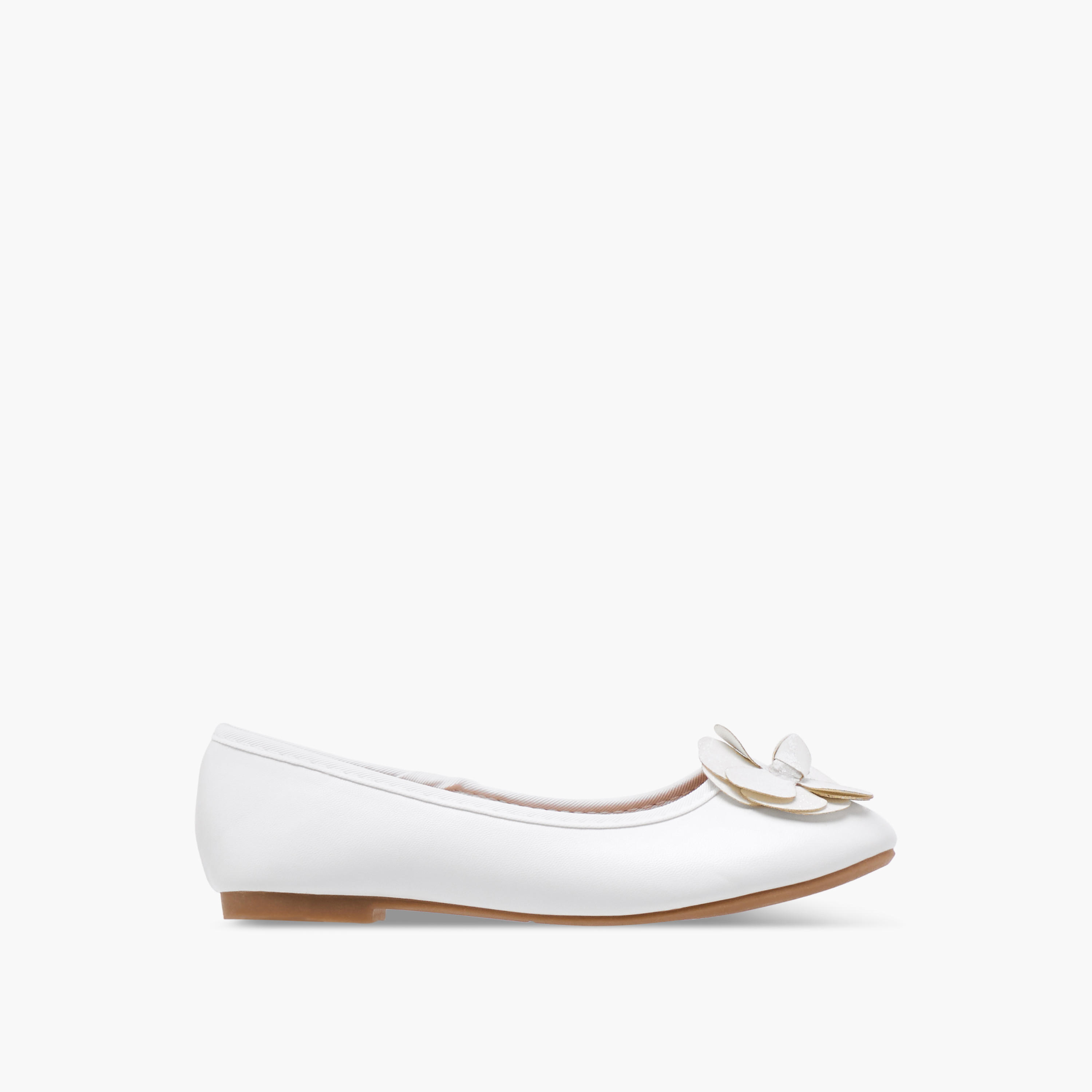 حذاء باليرينا سهل الارتداء بتفاصيل زينة من فلورا بيلا-girls-shoes-ballerinas-image-3