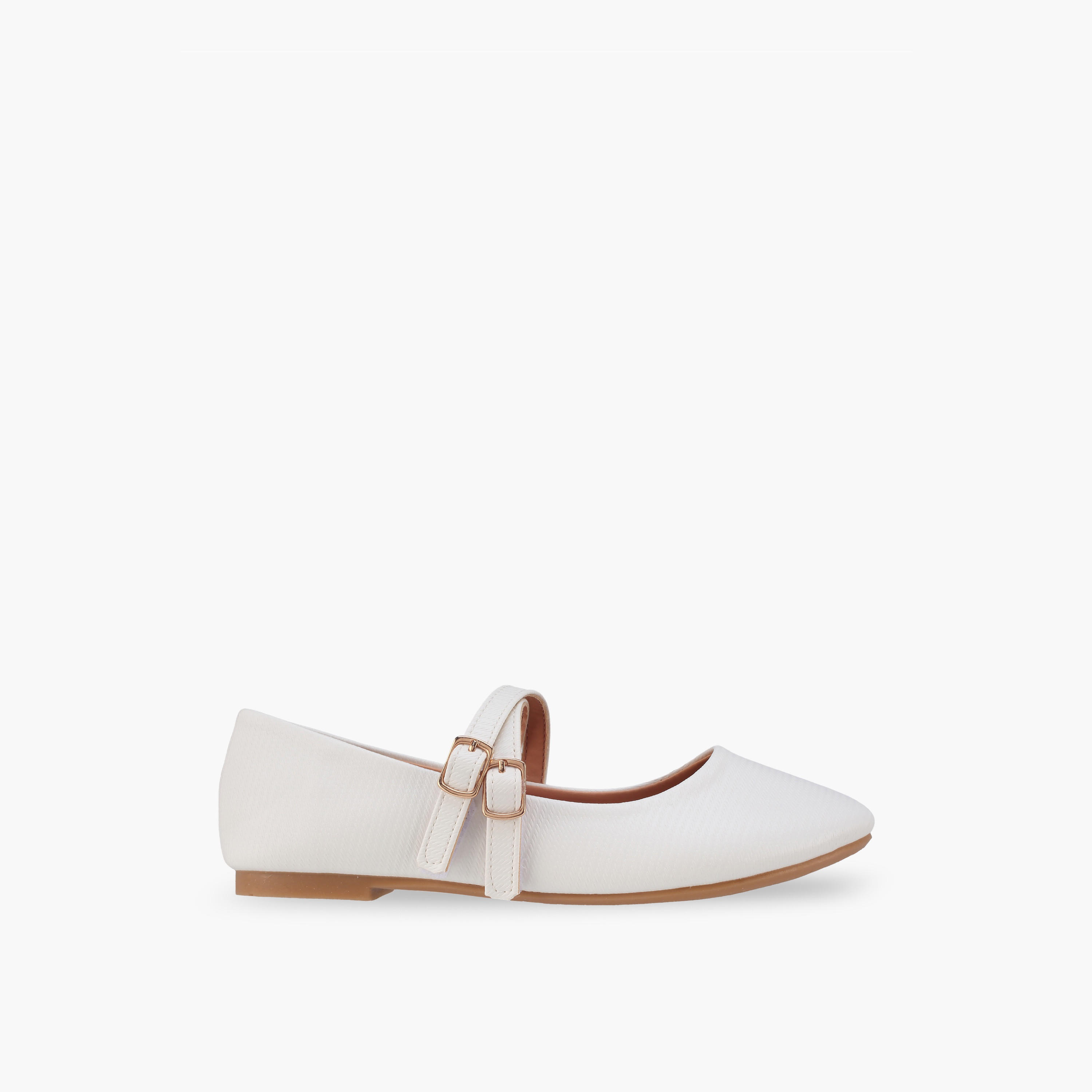 حذاء ماري جين بارز الملمس للبنات من فلورا بيلا-girls-shoes-maryjanes-image-3