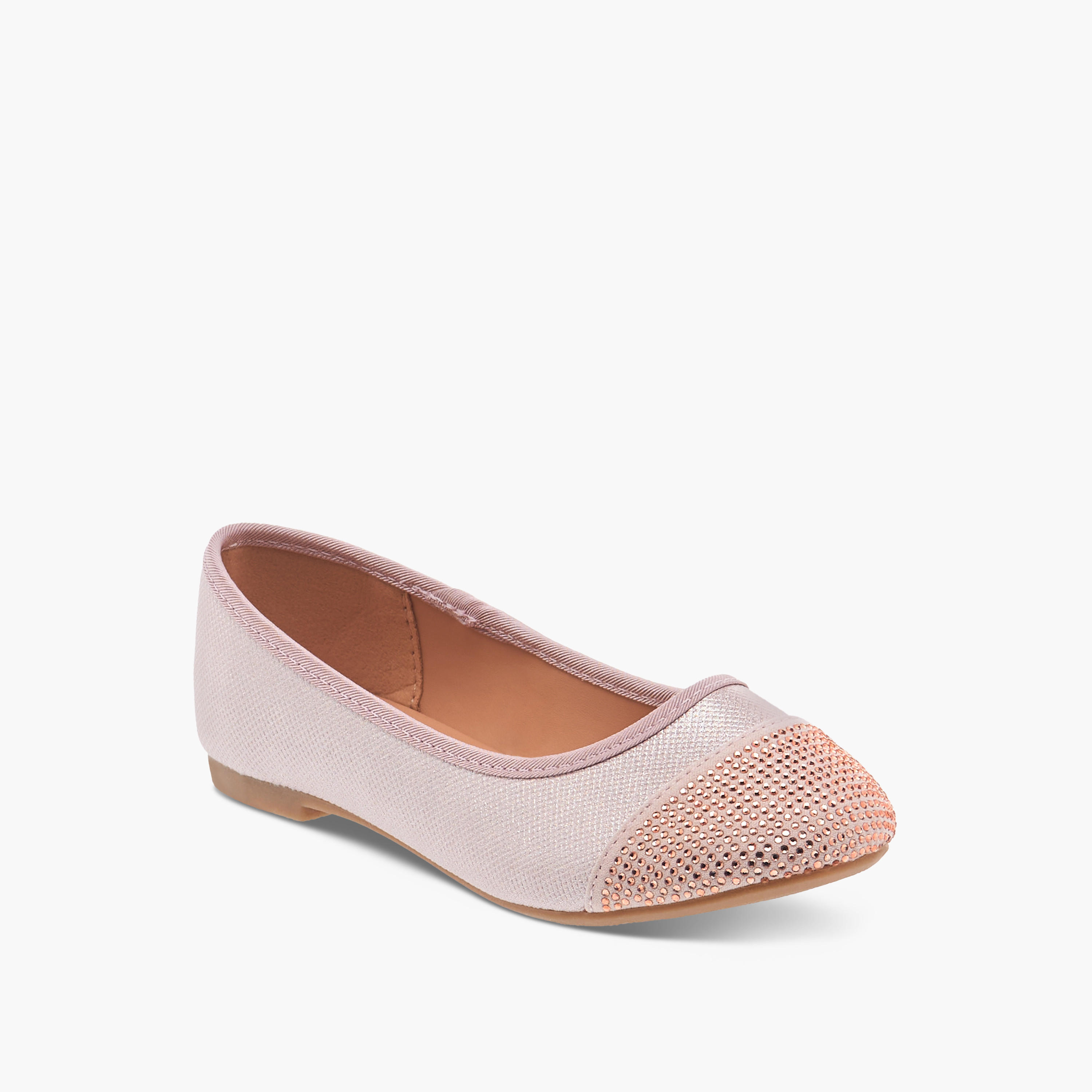 Flora Bella Embellished Slip-On Ballerina Shoes-girls-shoes-ballerinas-image-2