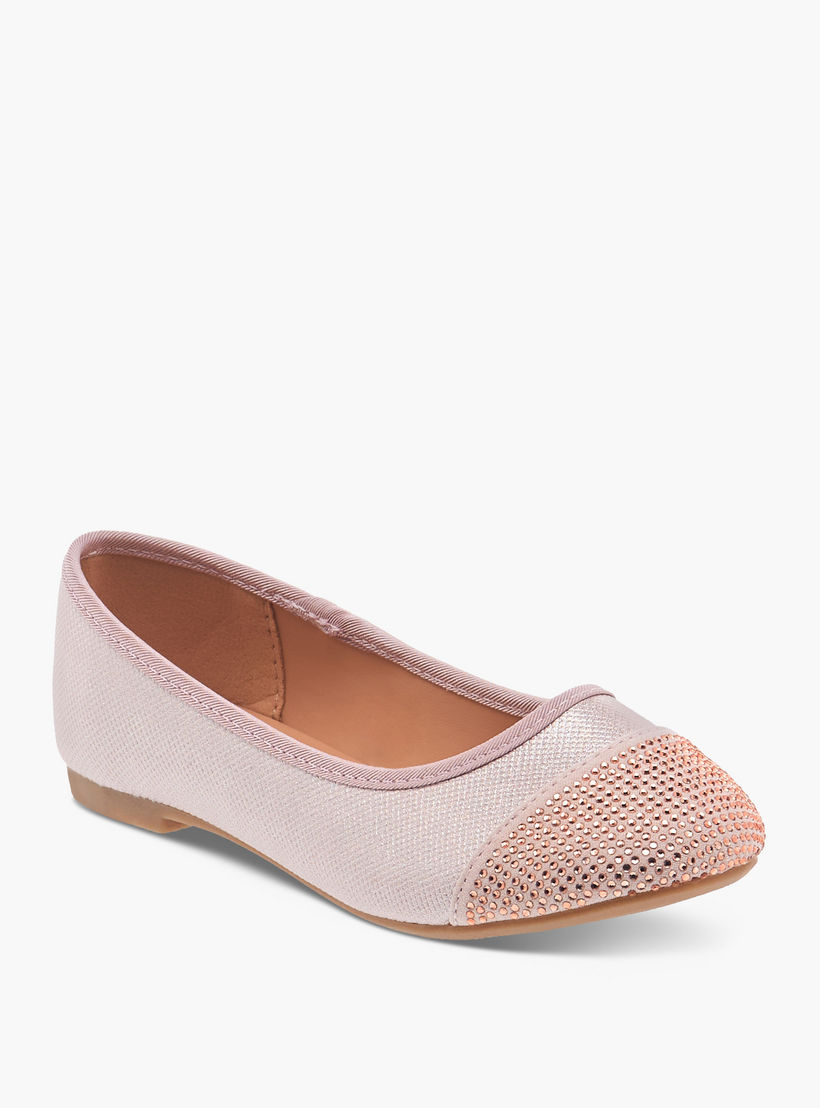 Flora Bella Embellished Slip-On Ballerina Shoes-girls-shoes-ballerinas-image-2