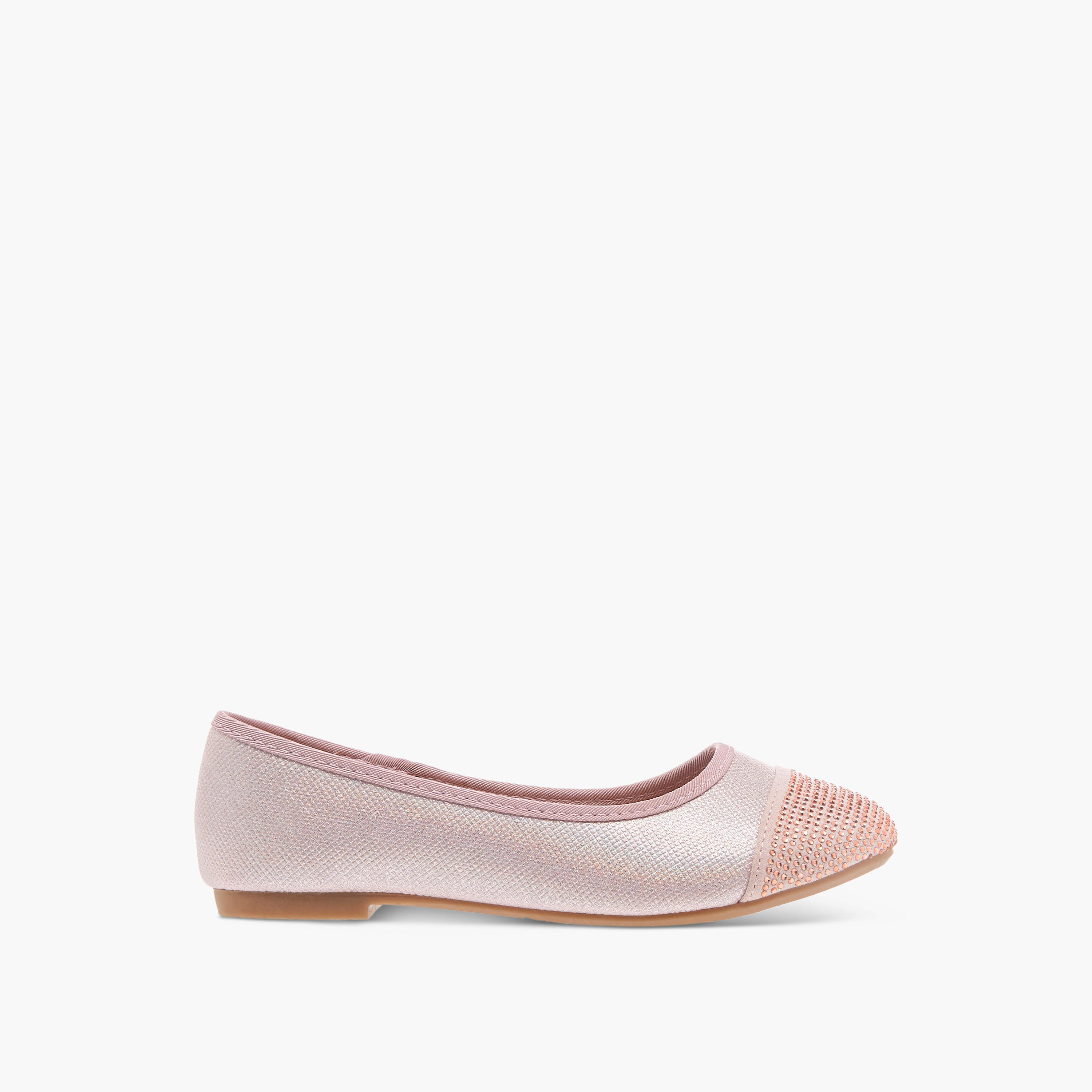 Flora Bella Embellished Slip-On Ballerina Shoes-girls-shoes-ballerinas-image-3