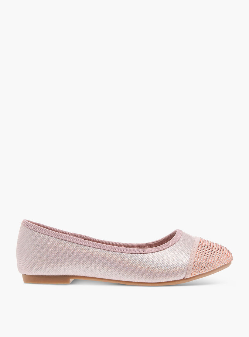 Flora Bella Embellished Slip-On Ballerina Shoes-girls-shoes-ballerinas-image-3