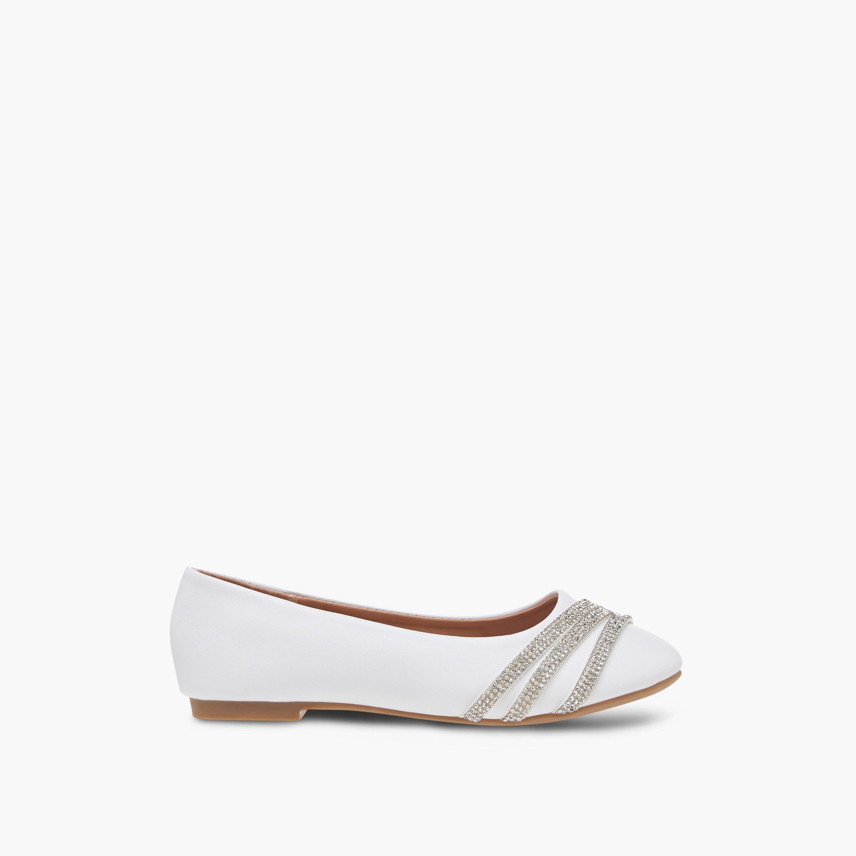 Flora Bella Embellished Slip-On Ballerina Shoes-girls-shoes-ballerinas-image-3