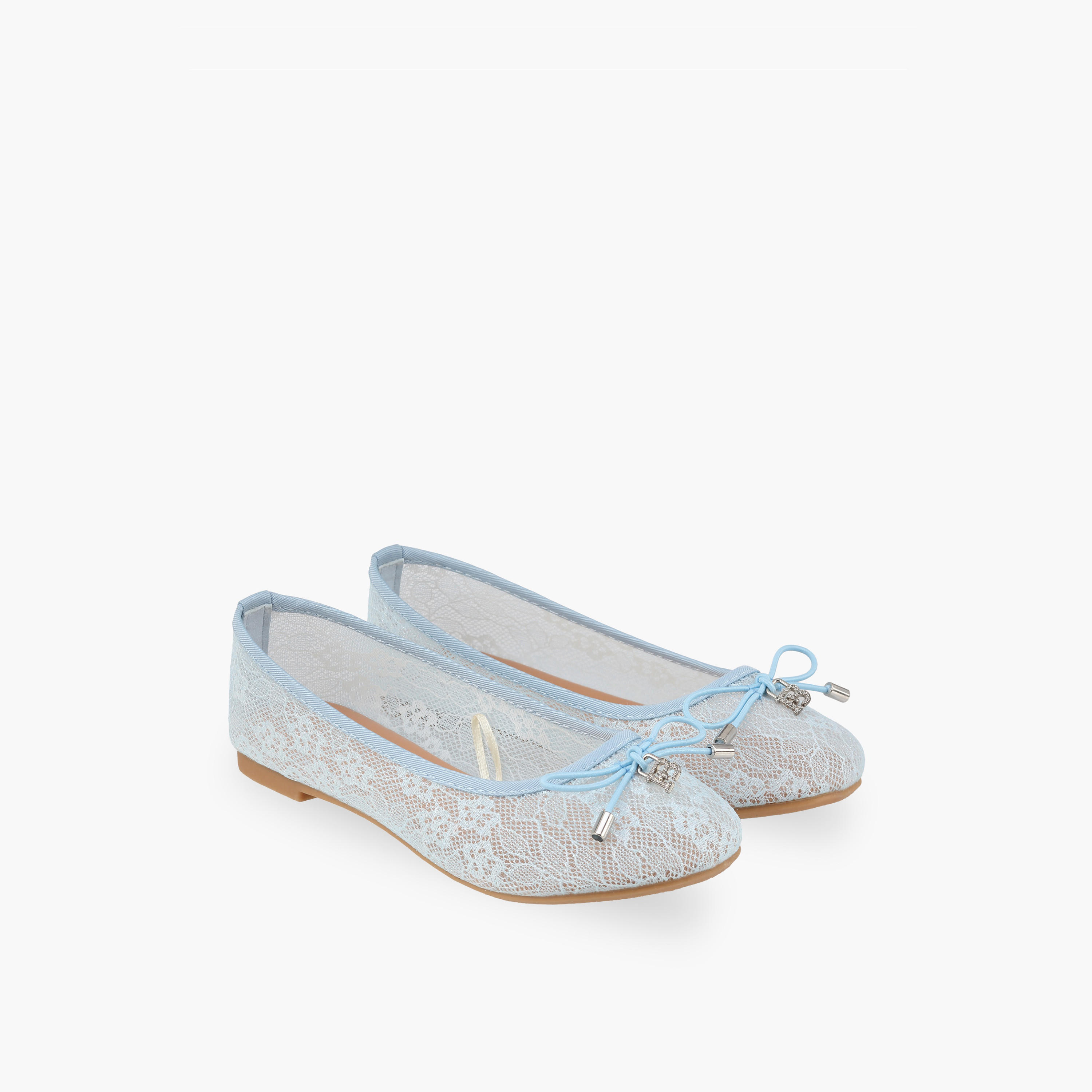 Flora Bella Girls Bow Accent Ballerina Shoes-girls-shoes-ballerinas-image-1