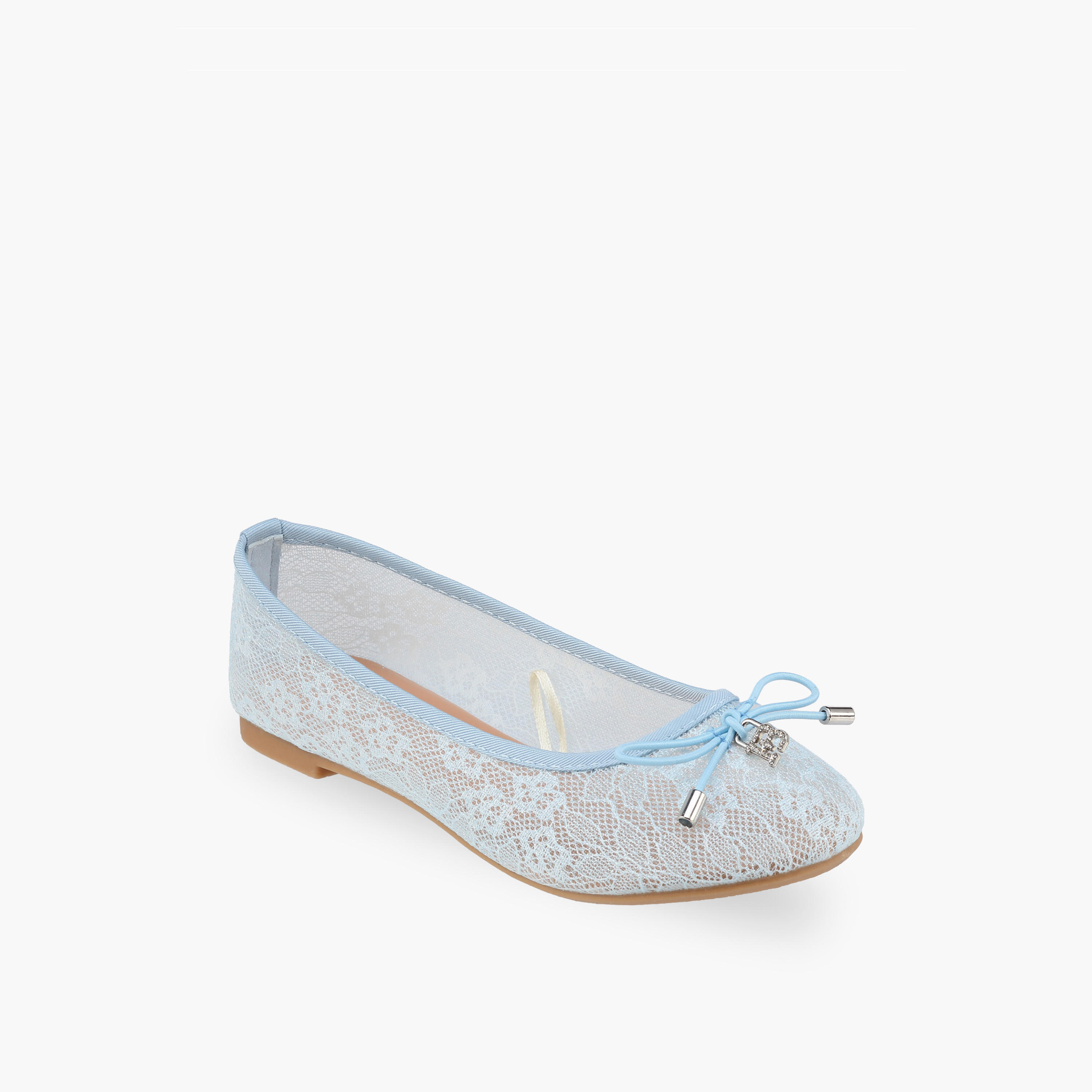 Flora Bella Girls Bow Accent Ballerina Shoes-girls-shoes-ballerinas-image-2