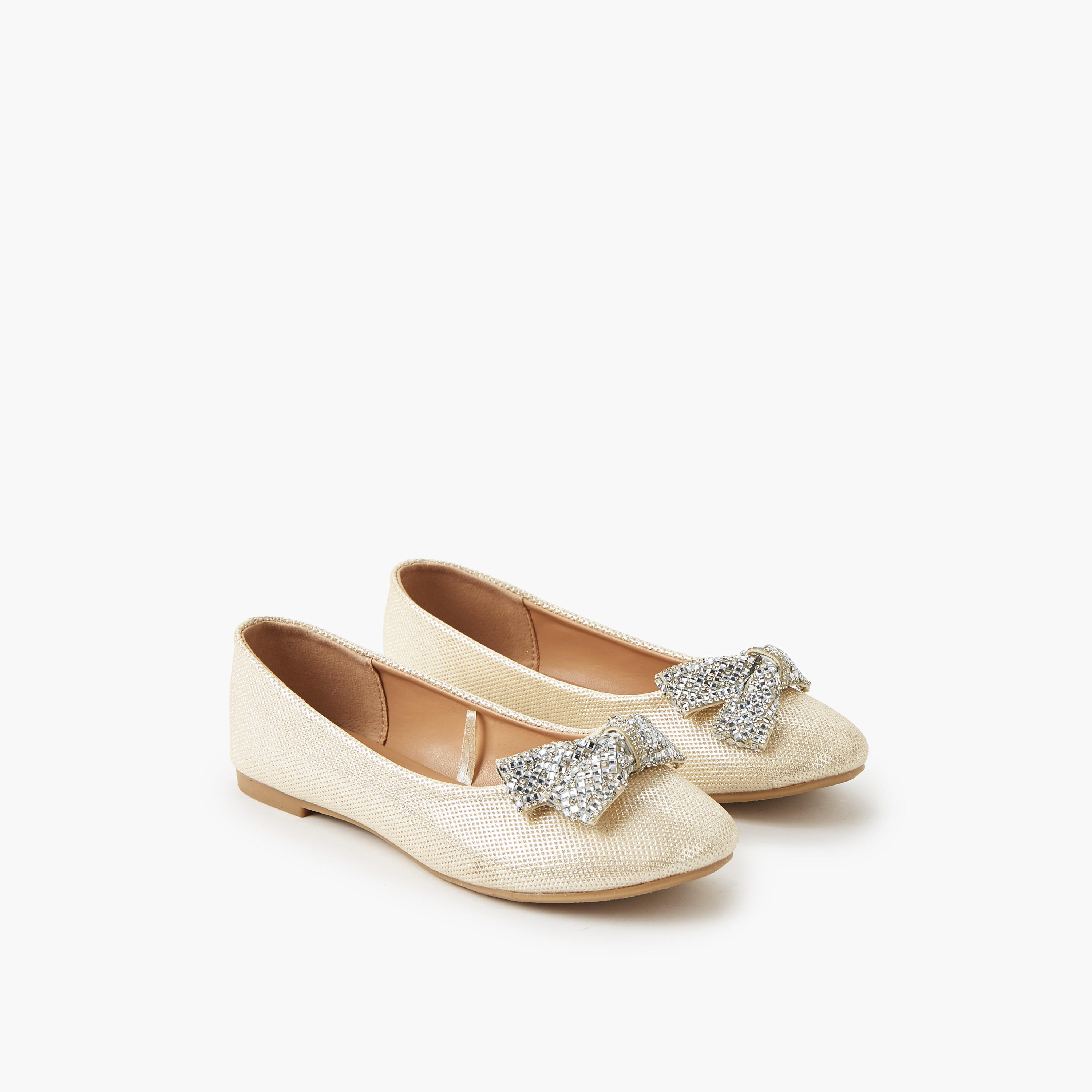 Flora Bella Girls Slip-On Ballerina Shoes-girls-shoes-ballerinas-image-1