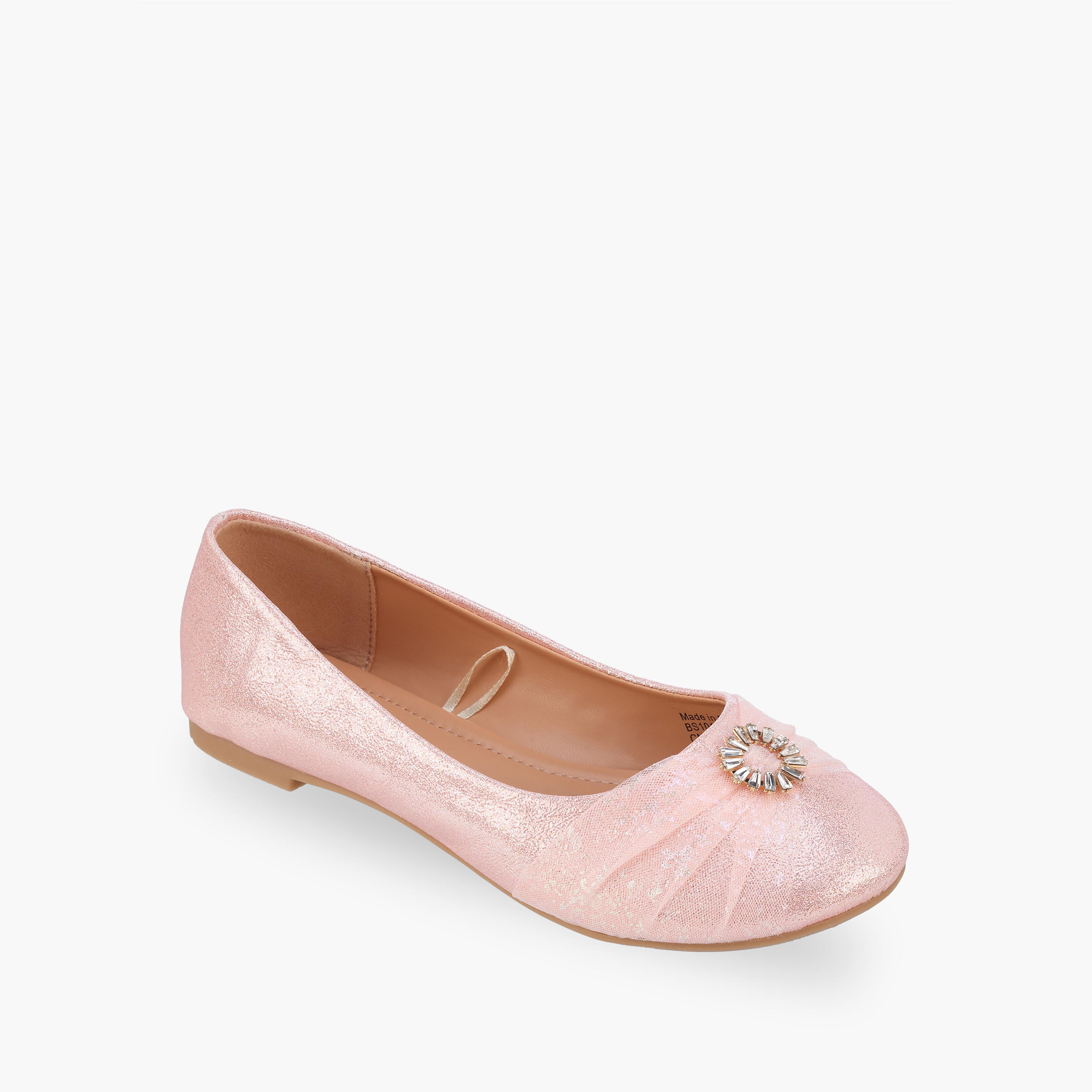 حذاء باليرينا سهل الارتداء للبنات من فلورا بيلا-girls-shoes-ballerinas-image-2
