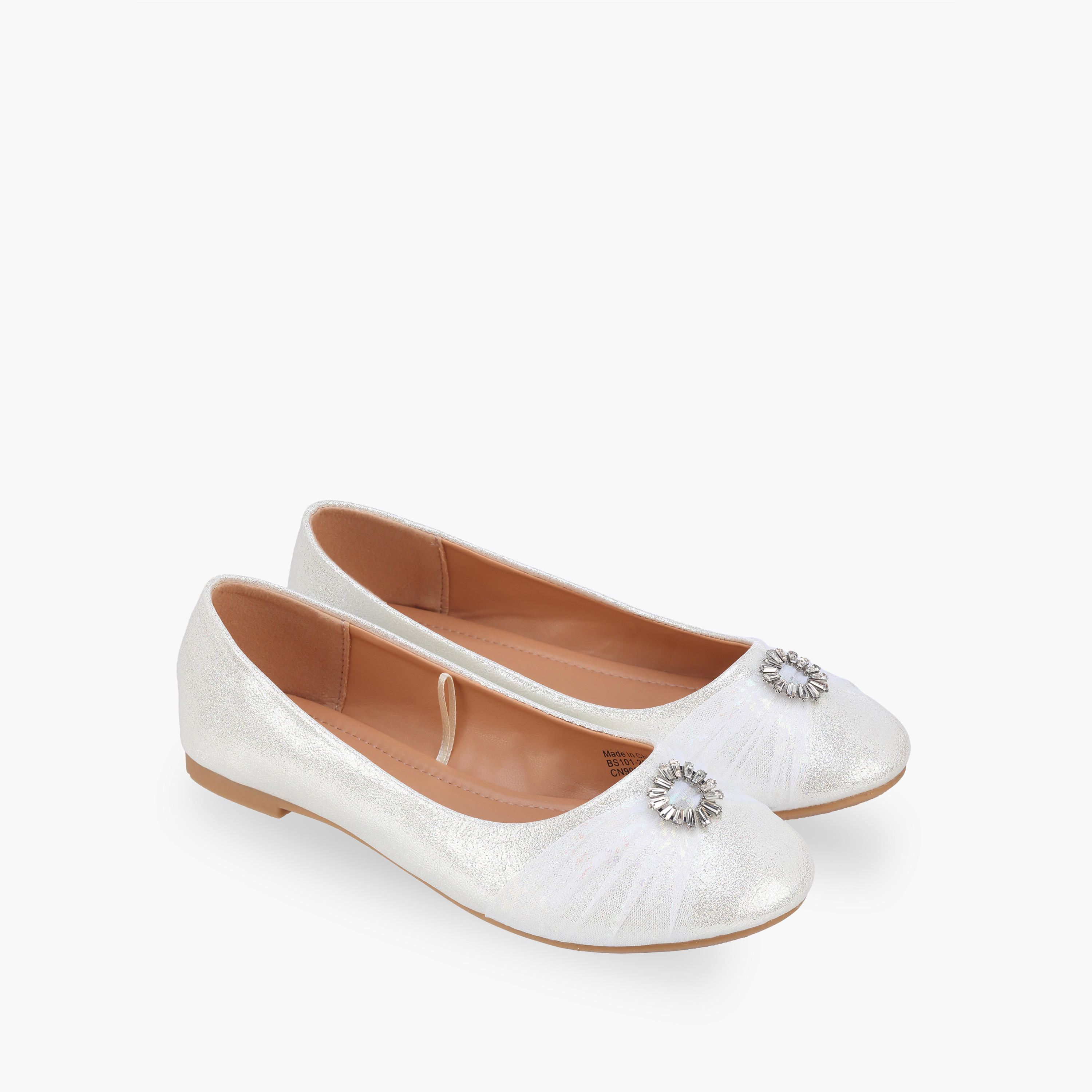 حذاء باليرينا سهل الارتداء للبنات من فلورا بيلا-girls-shoes-ballerinas-image-1
