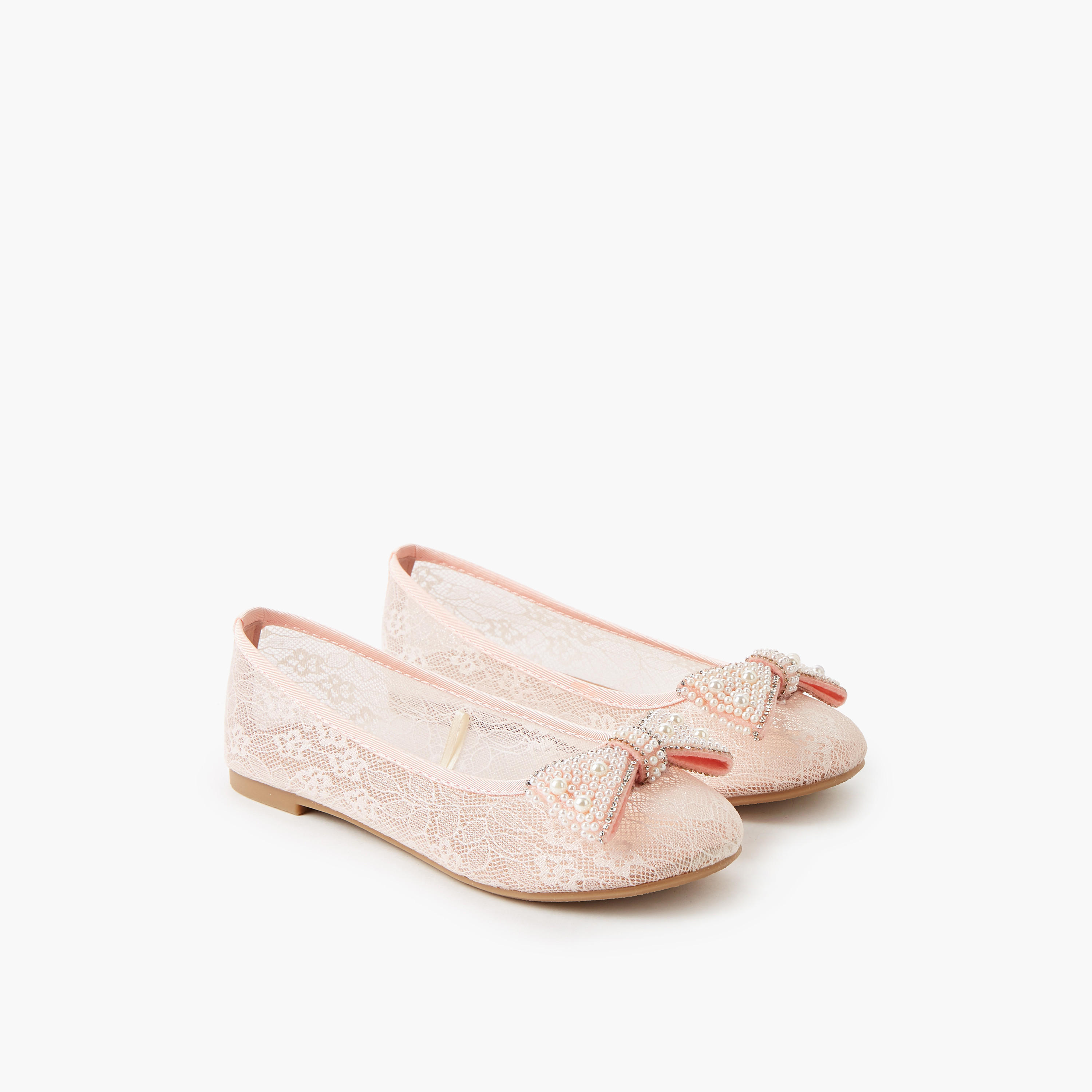 Flora Bella Girls Slip-On Ballerina Shoes-girls-shoes-ballerinas-image-1