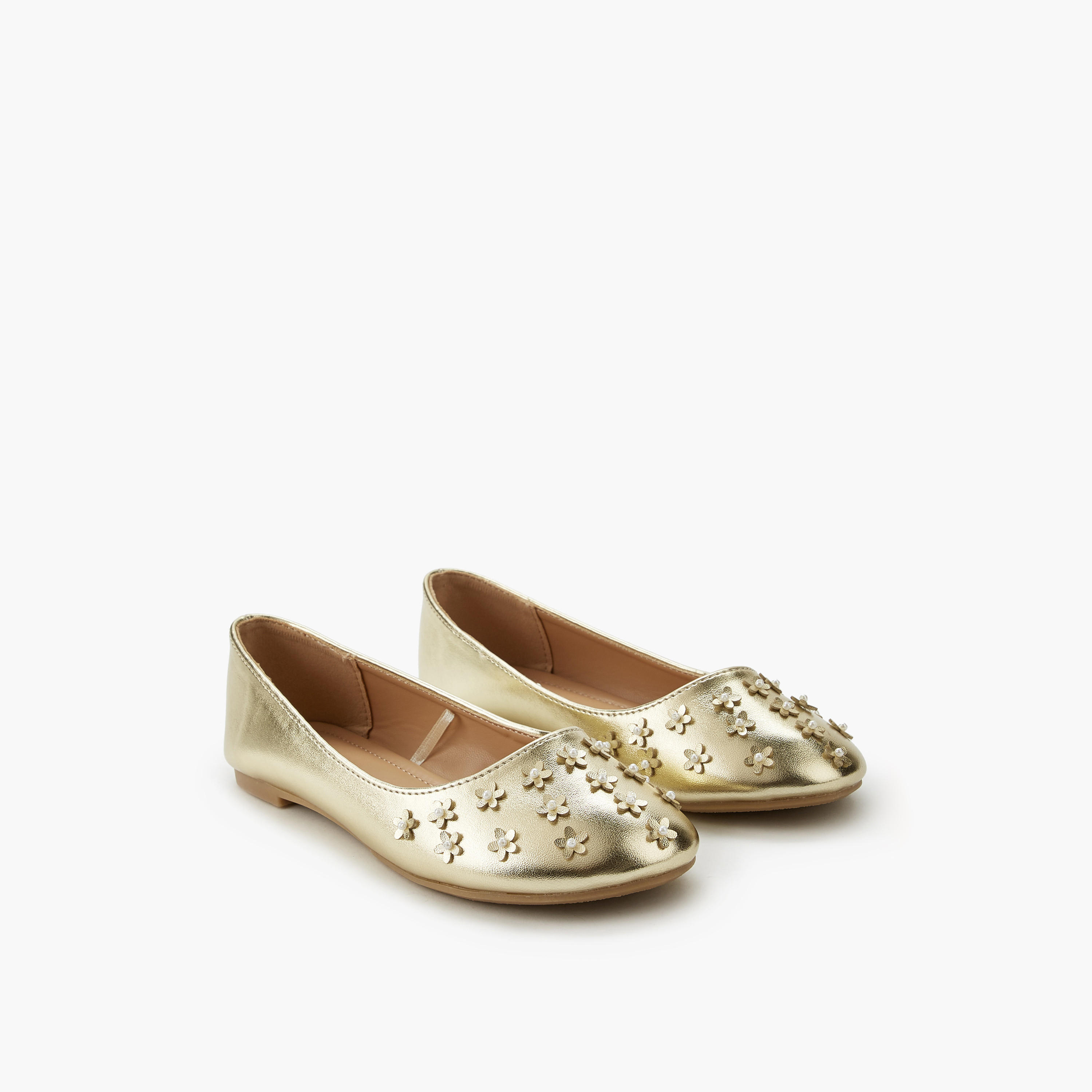 Flora Bella Girls Slip-On Ballerina Shoes-girls-shoes-ballerinas-image-1