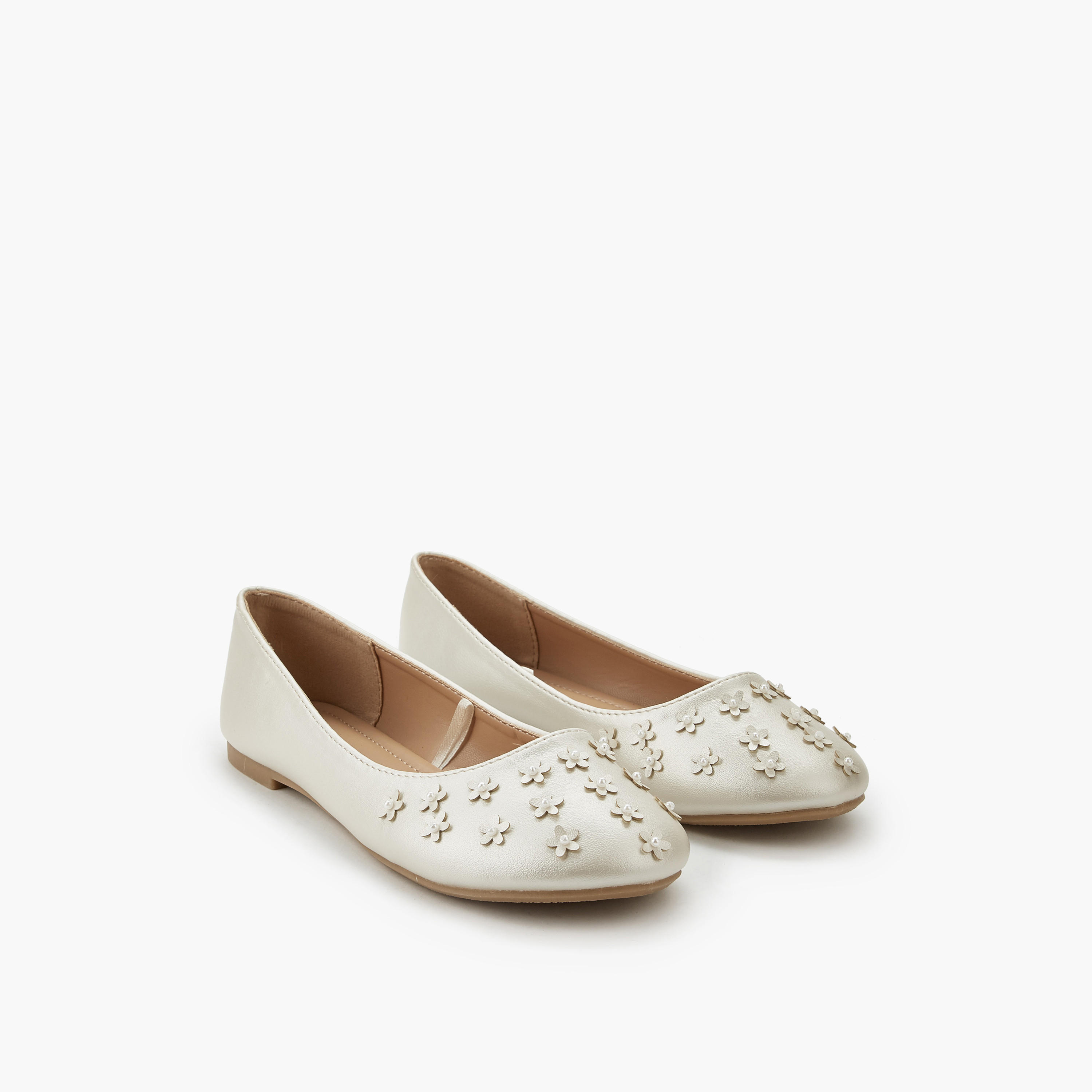 حذاء باليرينا سهل الارتداء للبنات من فلورا بيلا-girls-shoes-ballerinas-image-1