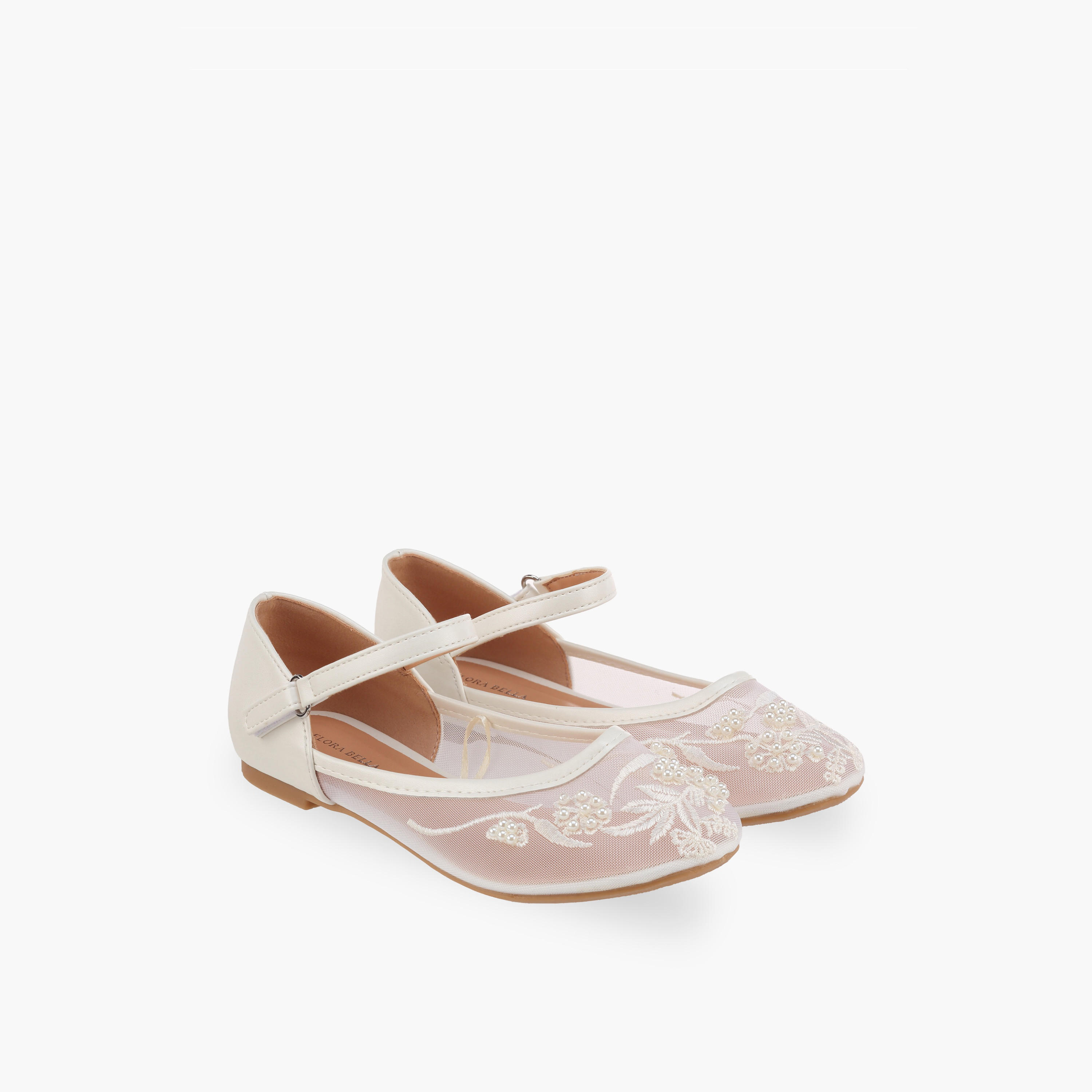 Flora Bella Girls Embroidered Mary Jane Shoes-girls-shoes-maryjanes-image-1
