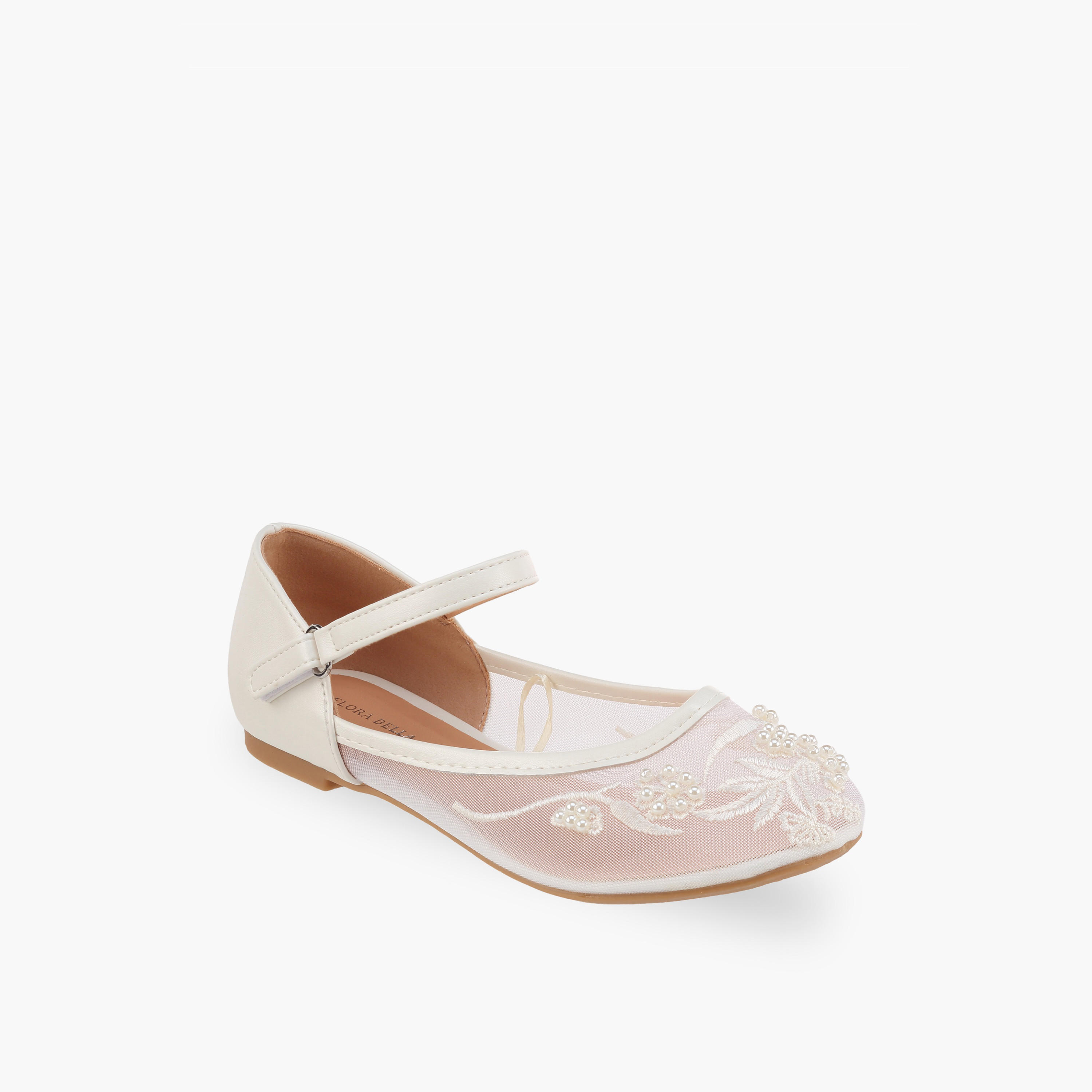 Flora Bella Girls Embroidered Mary Jane Shoes-girls-shoes-maryjanes-image-2