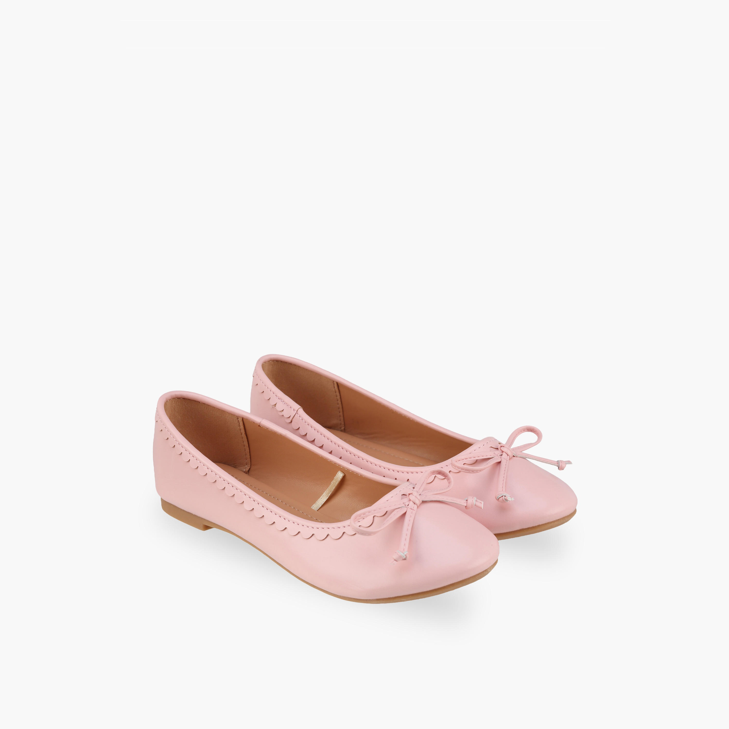 Flora Bella Girls Bow Accent Ballerina Shoes-girls-shoes-ballerinas-image-1