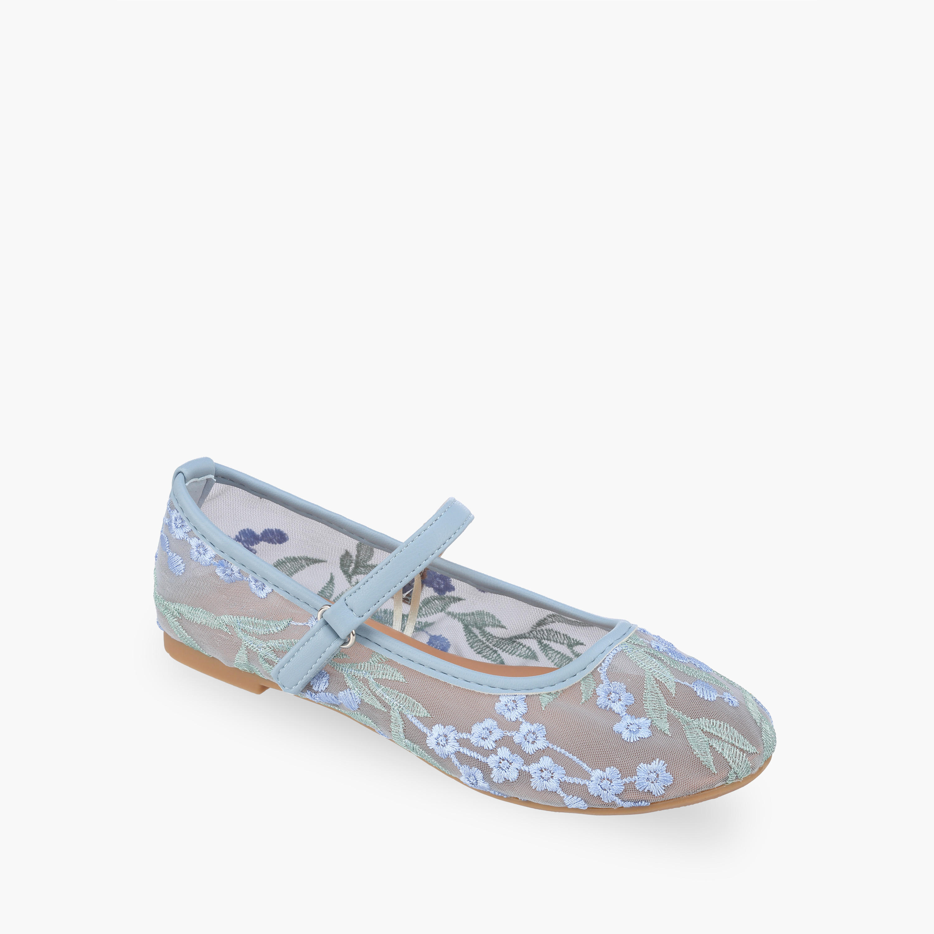 Flora Bella Girls Hook & Loop Mary Jane Shoes-girls-shoes-maryjanes-image-2