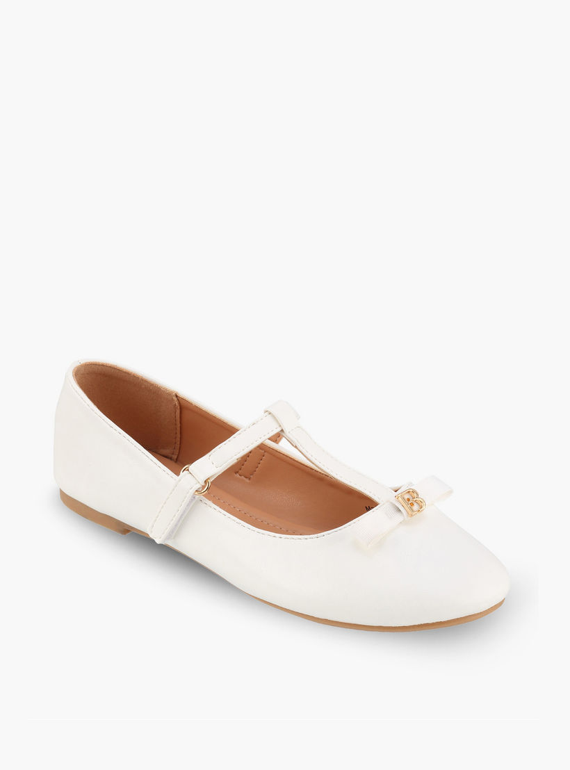Flora Bella Girls Bow Accent Mary Jane Shoes-girls-shoes-maryjanes-image-2