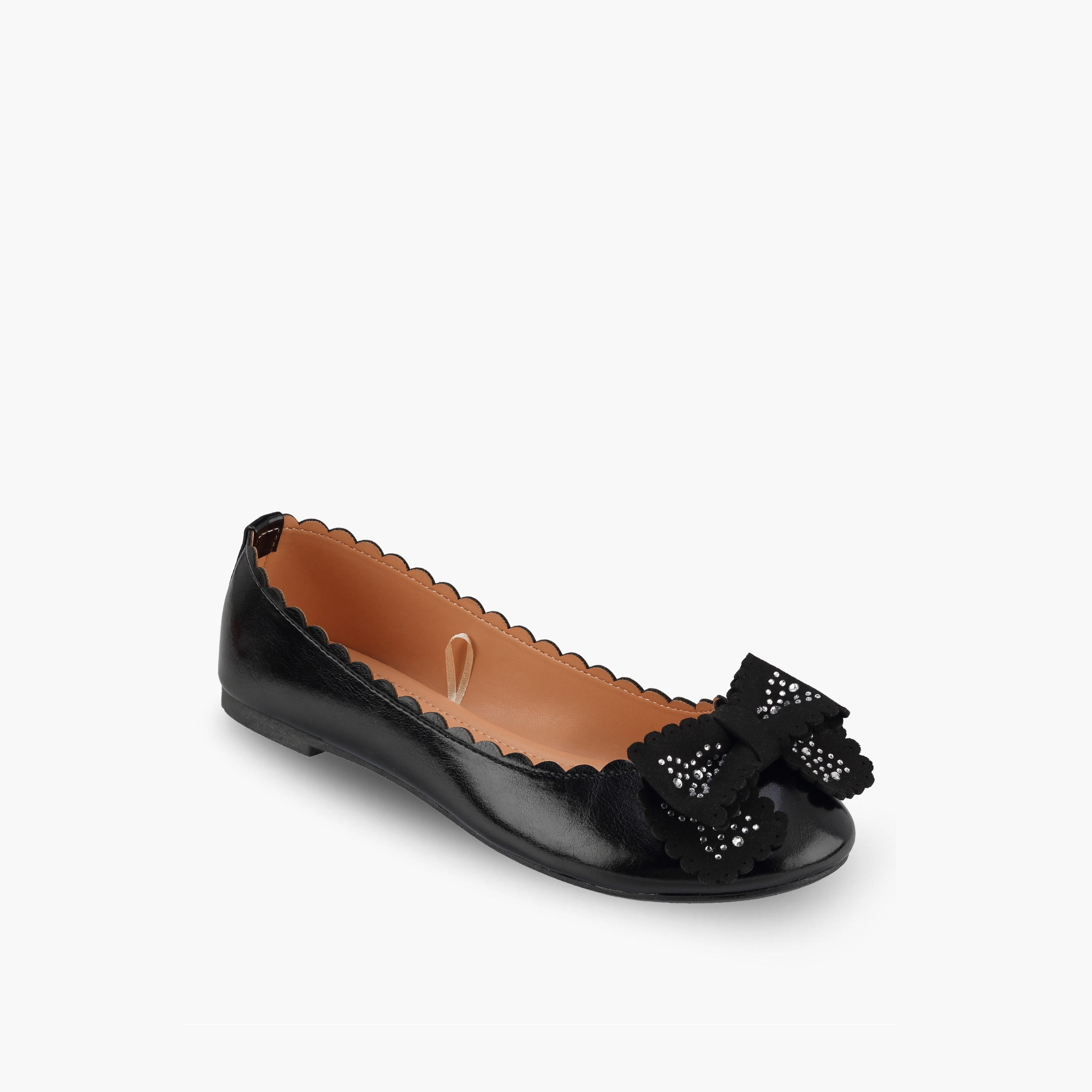 Flora Bella Girls Embellished Bow Ballerina Shoes-girls-shoes-ballerinas-image-2