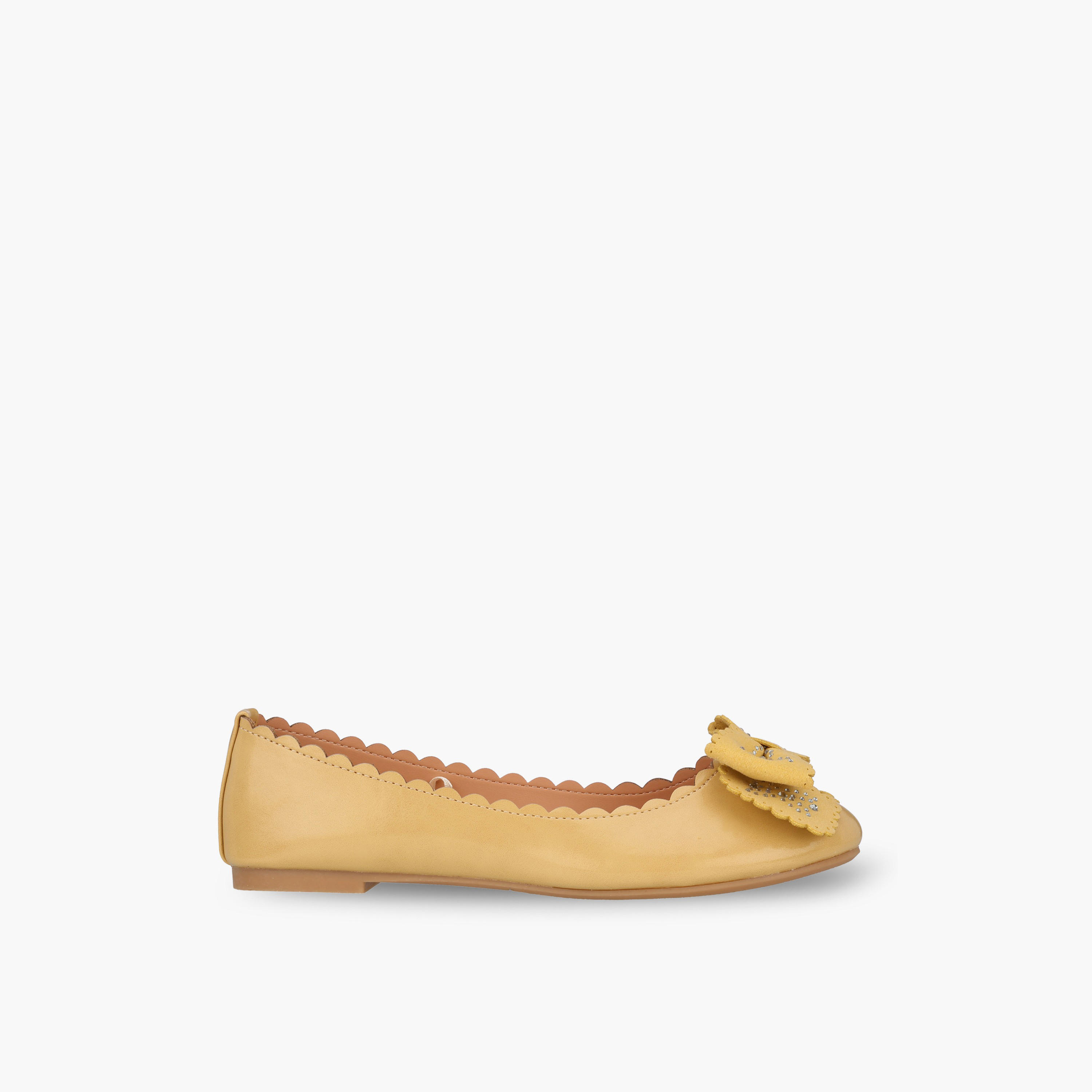 حذاء باليرينا بفيونكة مزينة للبنات من فلورا بيلا-girls-shoes-ballerinas-image-3