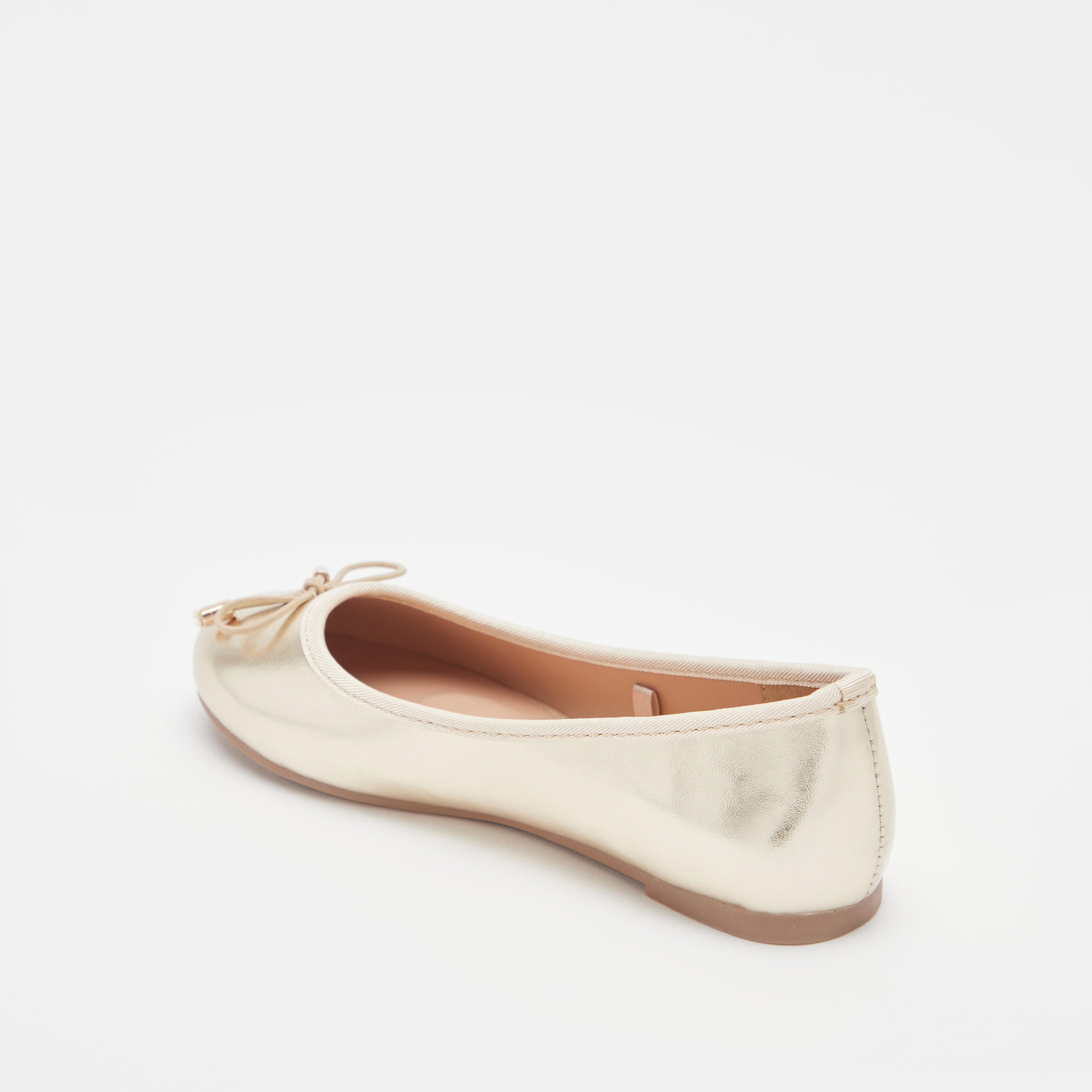 Little Missy Solid Slip-On Round Toe Ballerina Shoes with Cushioning-girls-shoes-ballerinas-image-3
