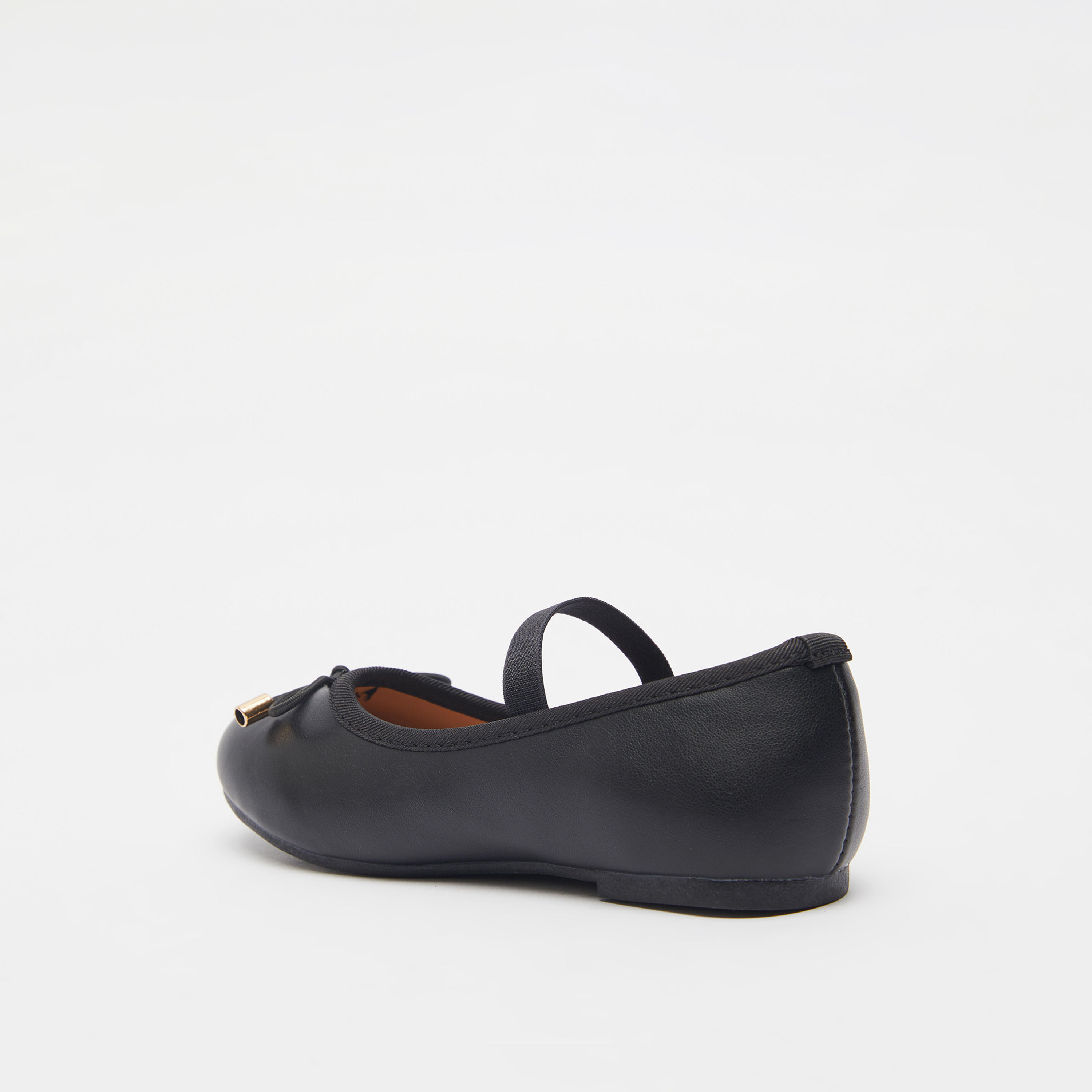 Juniors Round Toe Ballerina Shoes with Cushioning-girls-shoes-ballerinas-image-3
