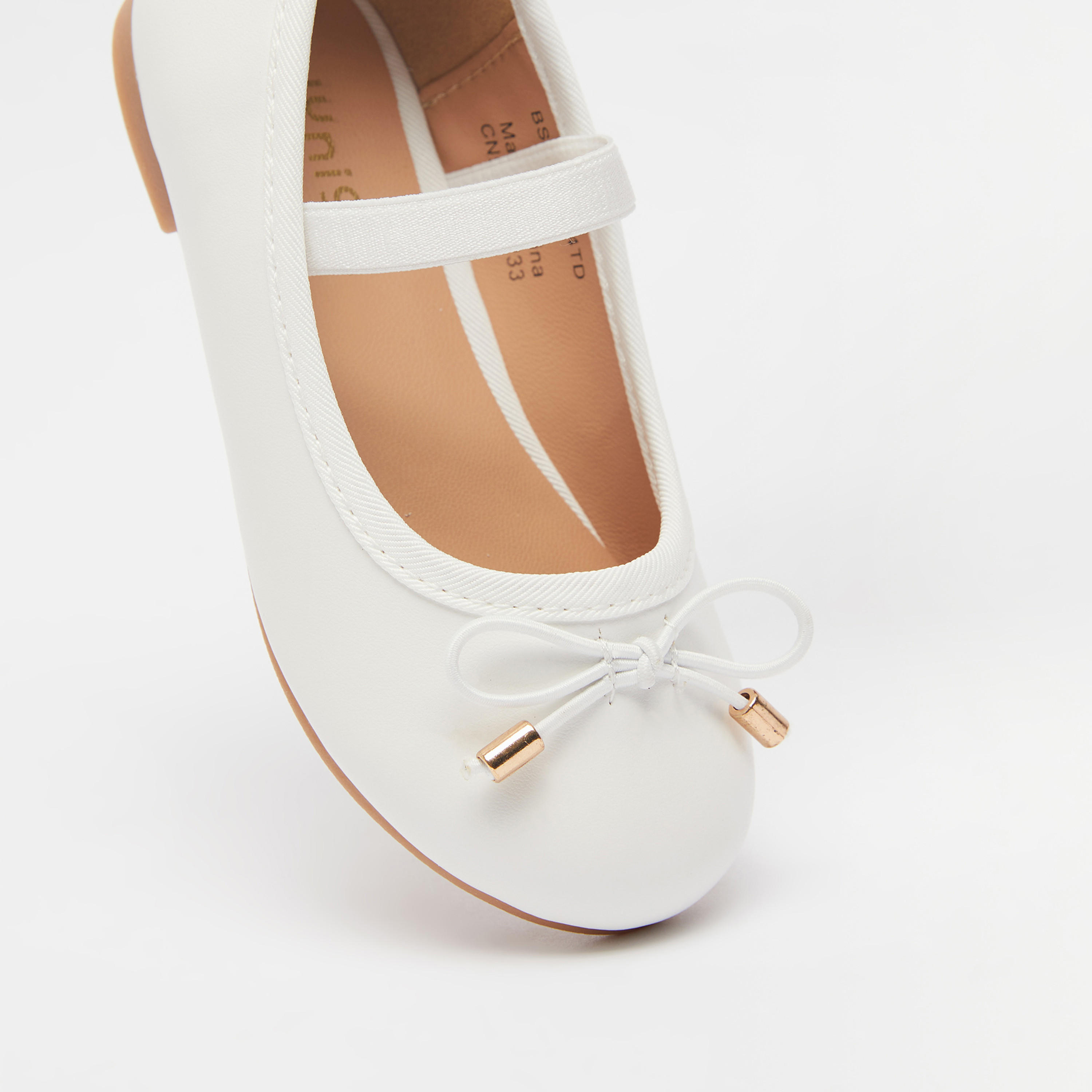 Juniors Round Toe Ballerina Shoes with Cushioning-girls-shoes-ballerinas-image-3
