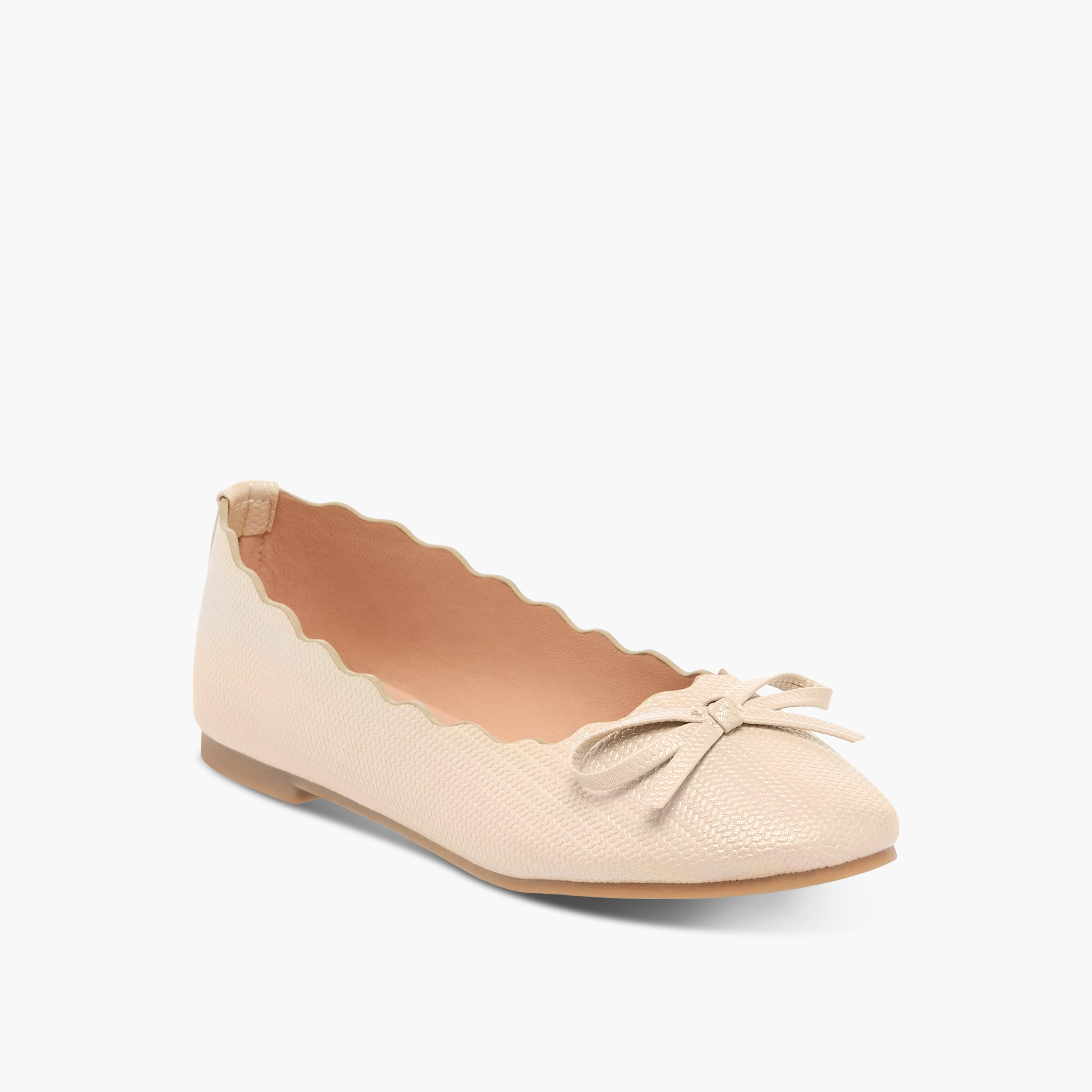حذاء باليرينا سهل الارتداء بزينة فيونكة من ليتل ميسي-girls-shoes-ballerinas-image-2